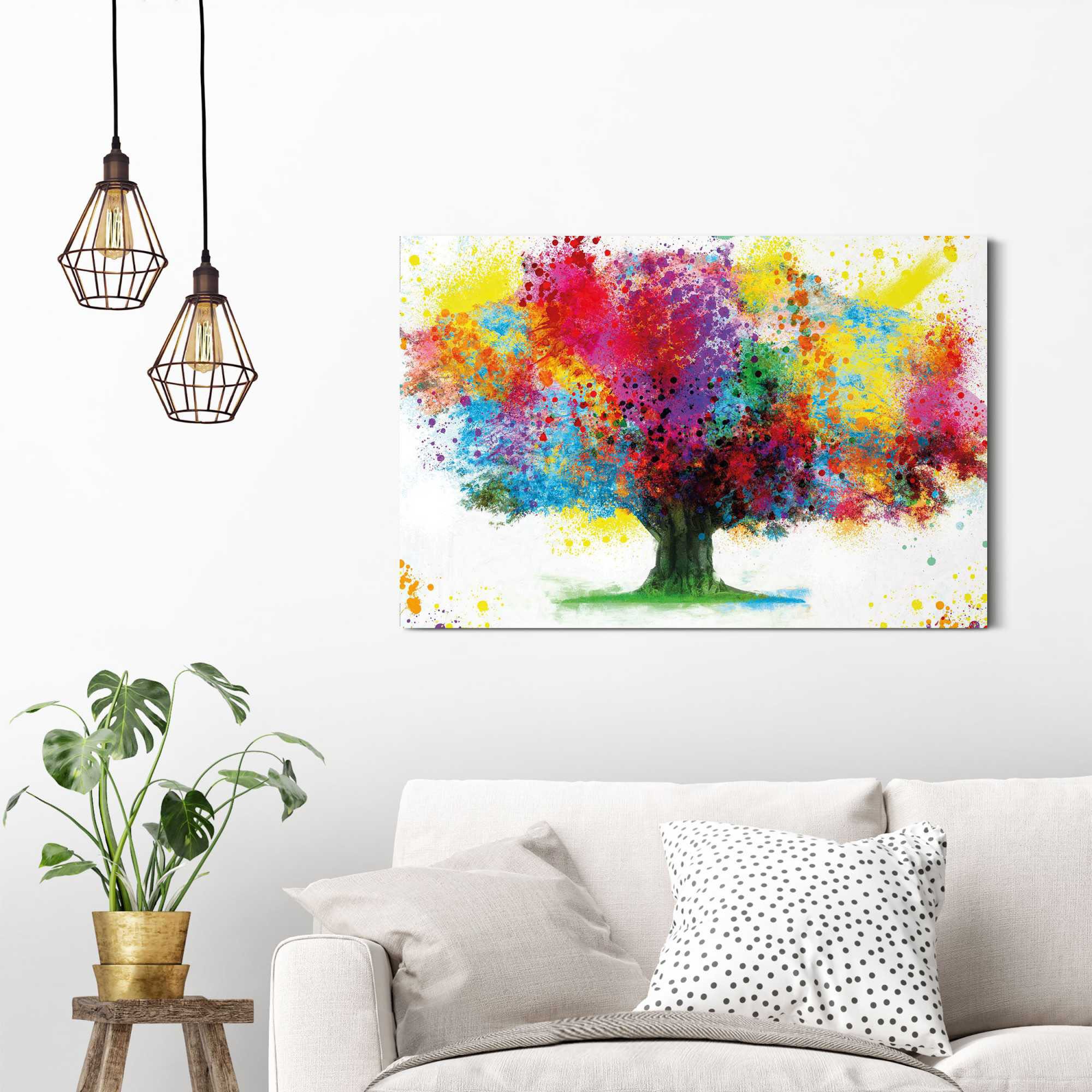 Reinders Deco-Panel "Coloured Tree", Baum-Baumbilder günstig online kaufen