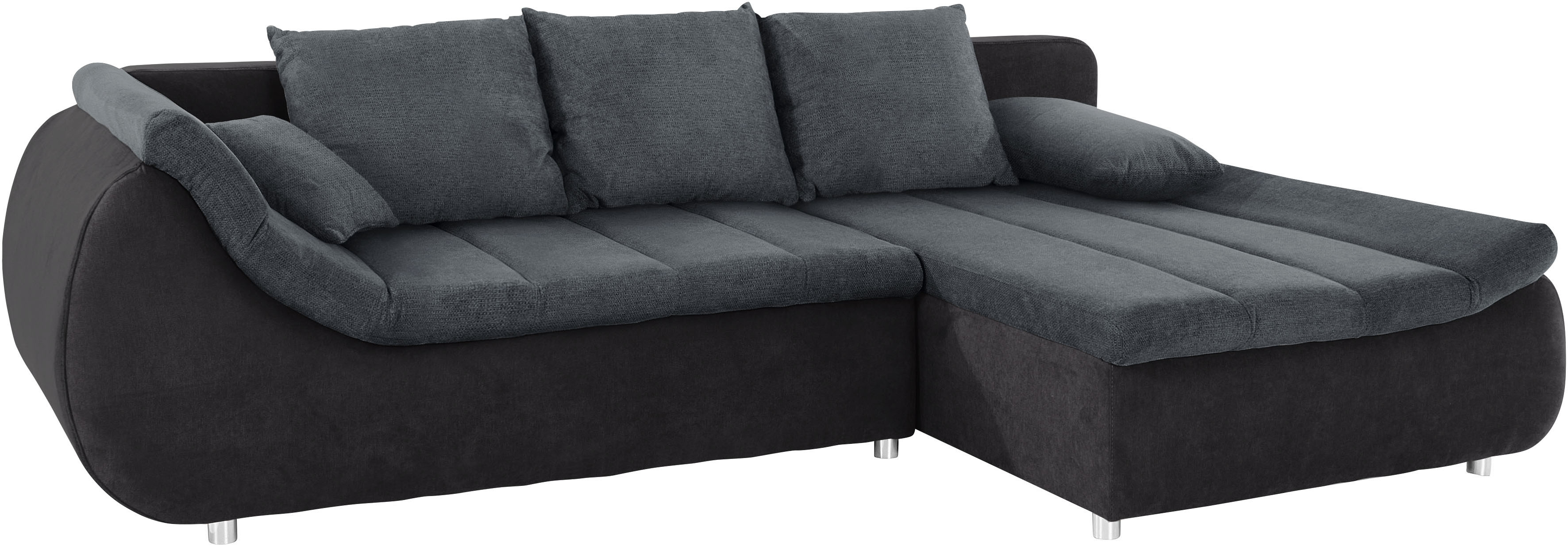 Thumbnail - INOSIGN Ecksofa "Imola, elegant und modern, aktuelle Steppung im Sitz, bequem, L-Form", frei im Raum stellbar, wahlweise...