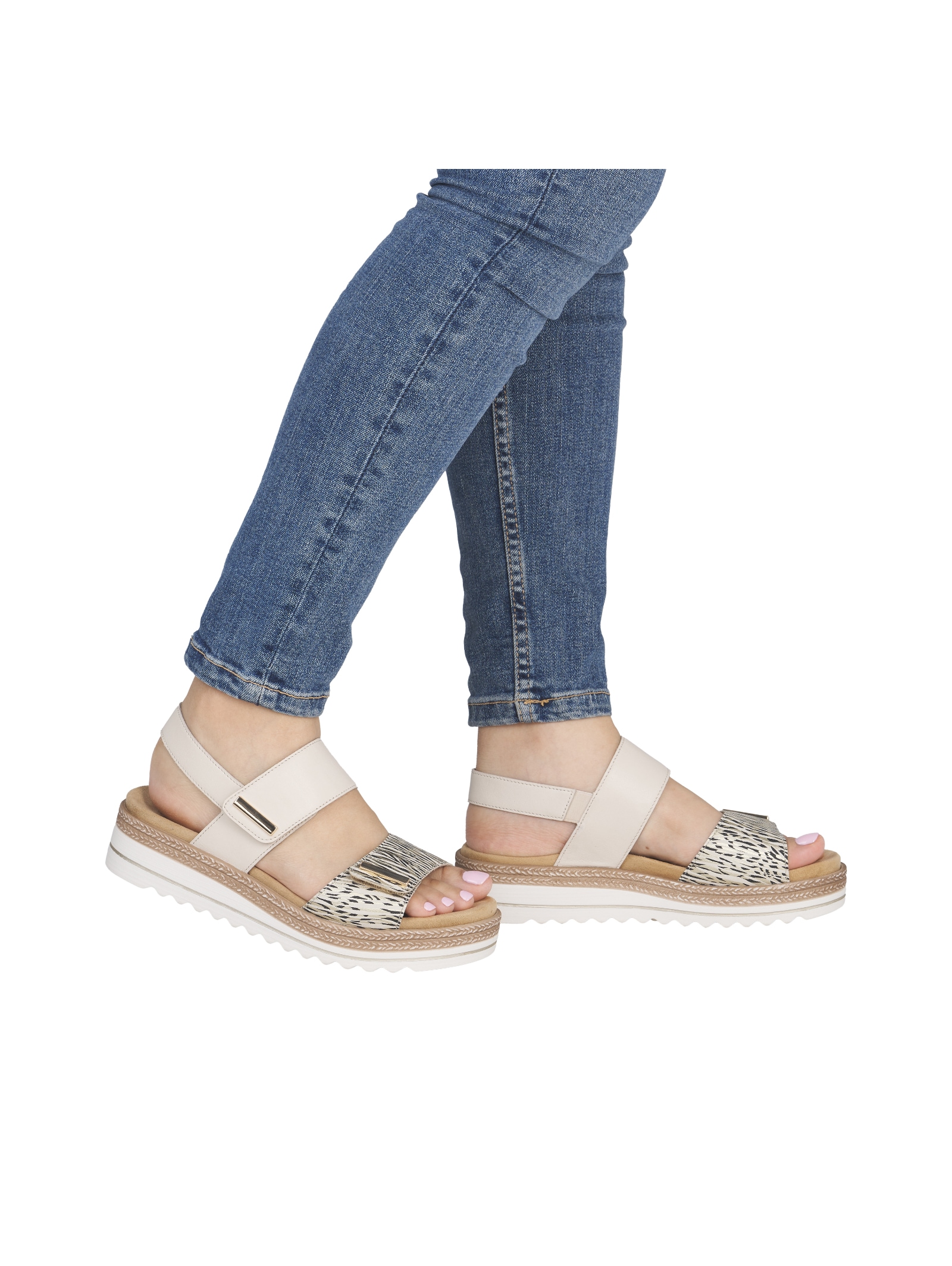 Remonte Plateausandaletten »Remonte Sandalen Glattleder«