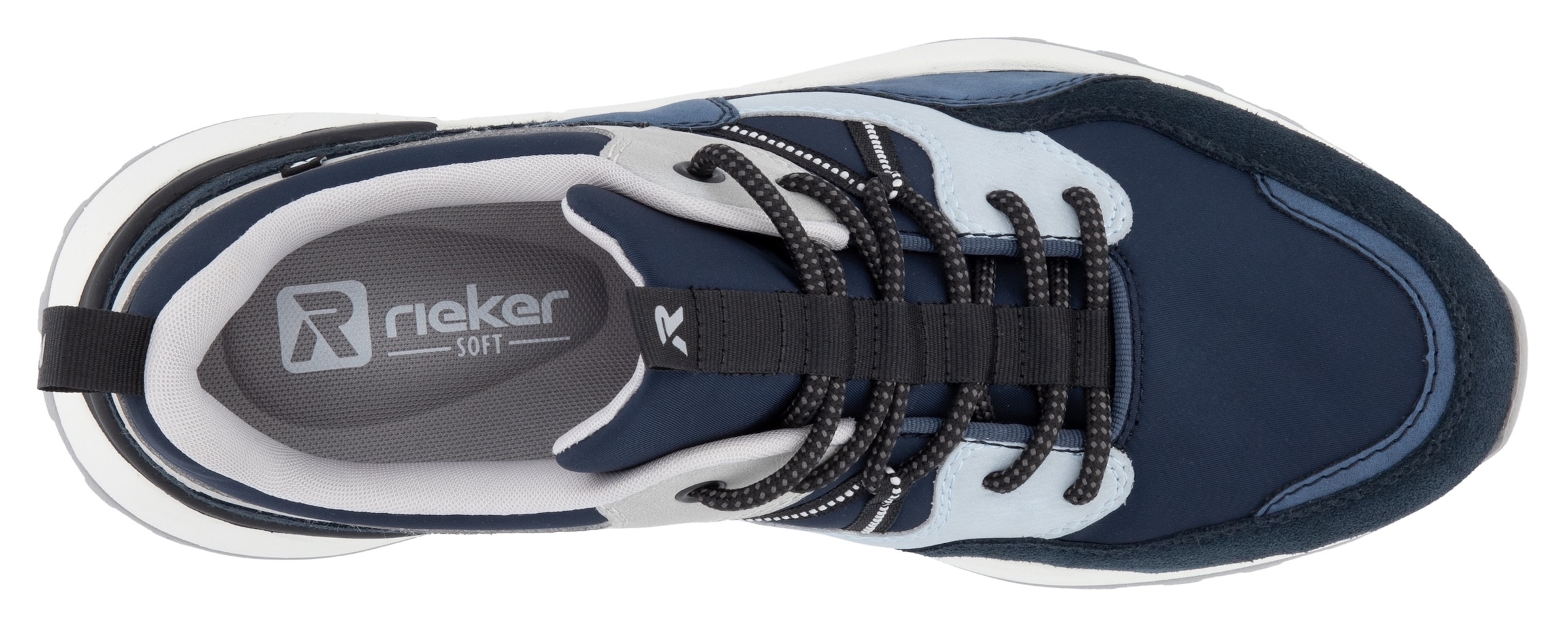 RIEKER Sport Slip-On Sneaker »Castello«, Halbschuh, Freizeitschuh, Slip in mit herausnehmbarer Soft-Einlage
