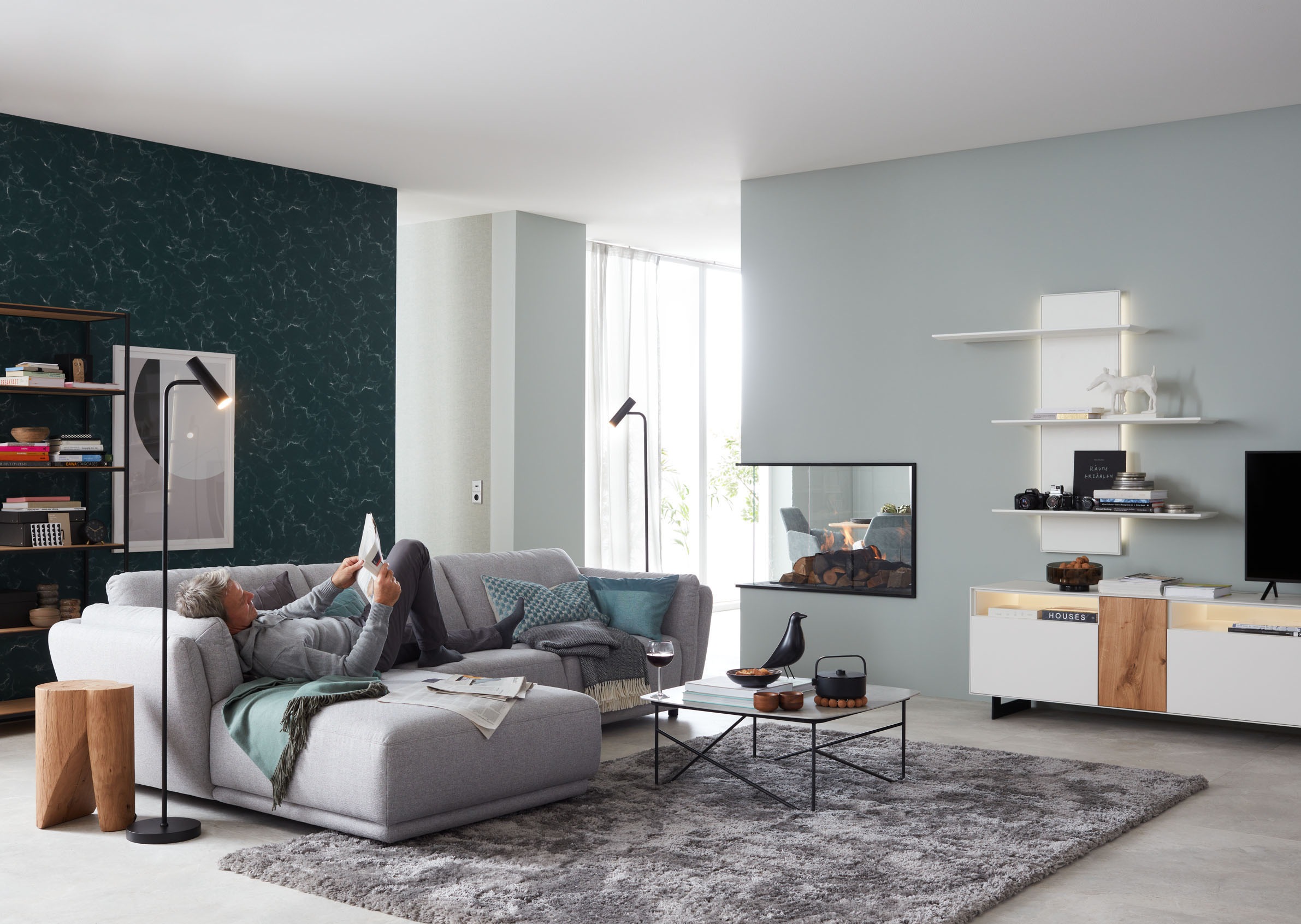 SCHÖNER WOHNEN-Kollektion Stehlampe »Stina«, Leuchtmittel LED-Modul | LED fest integriert