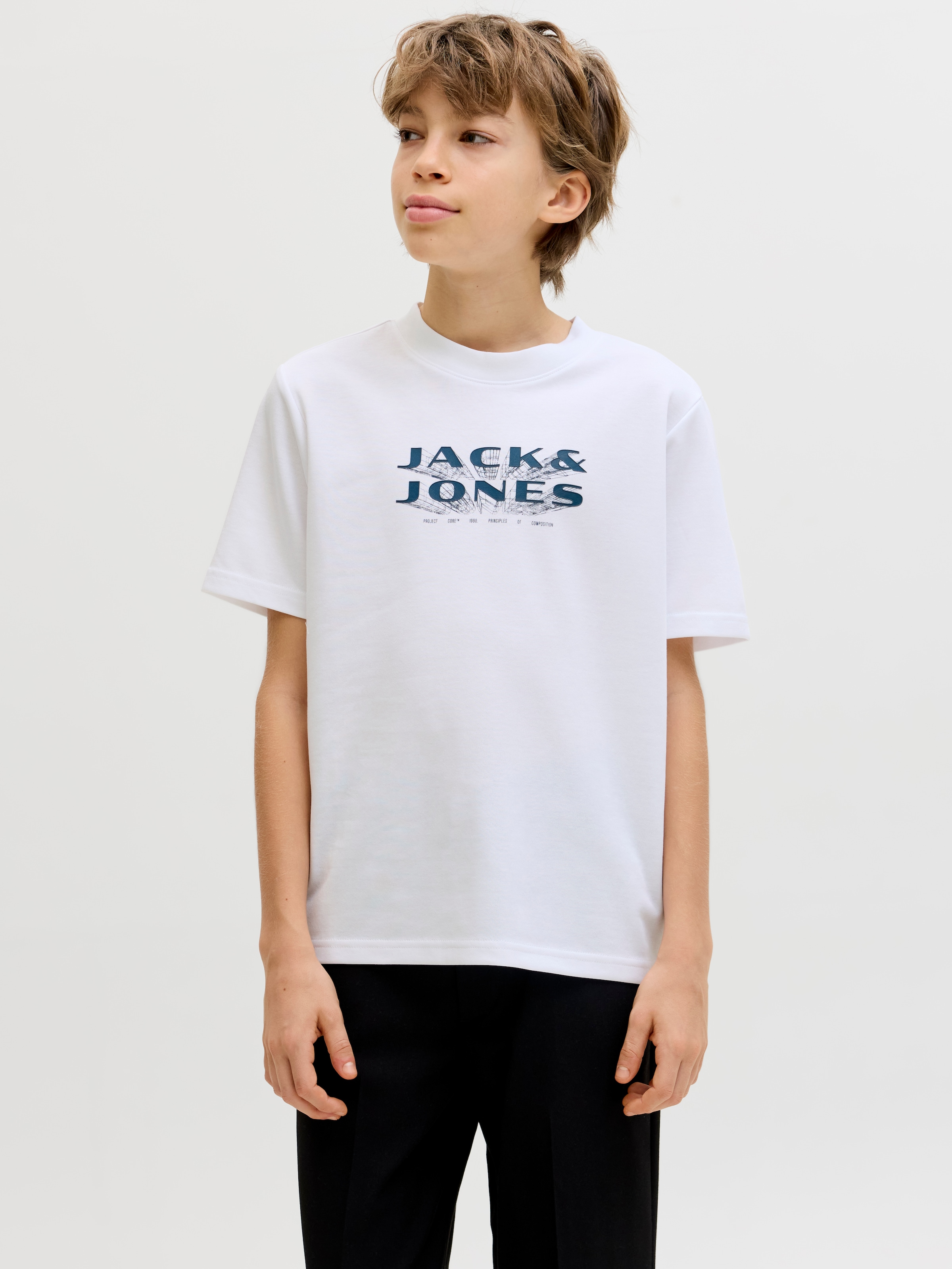 Jack & Jones Junior T-Shirt "Jcofusion Jj Branding Tee Ss Cn Jnr"