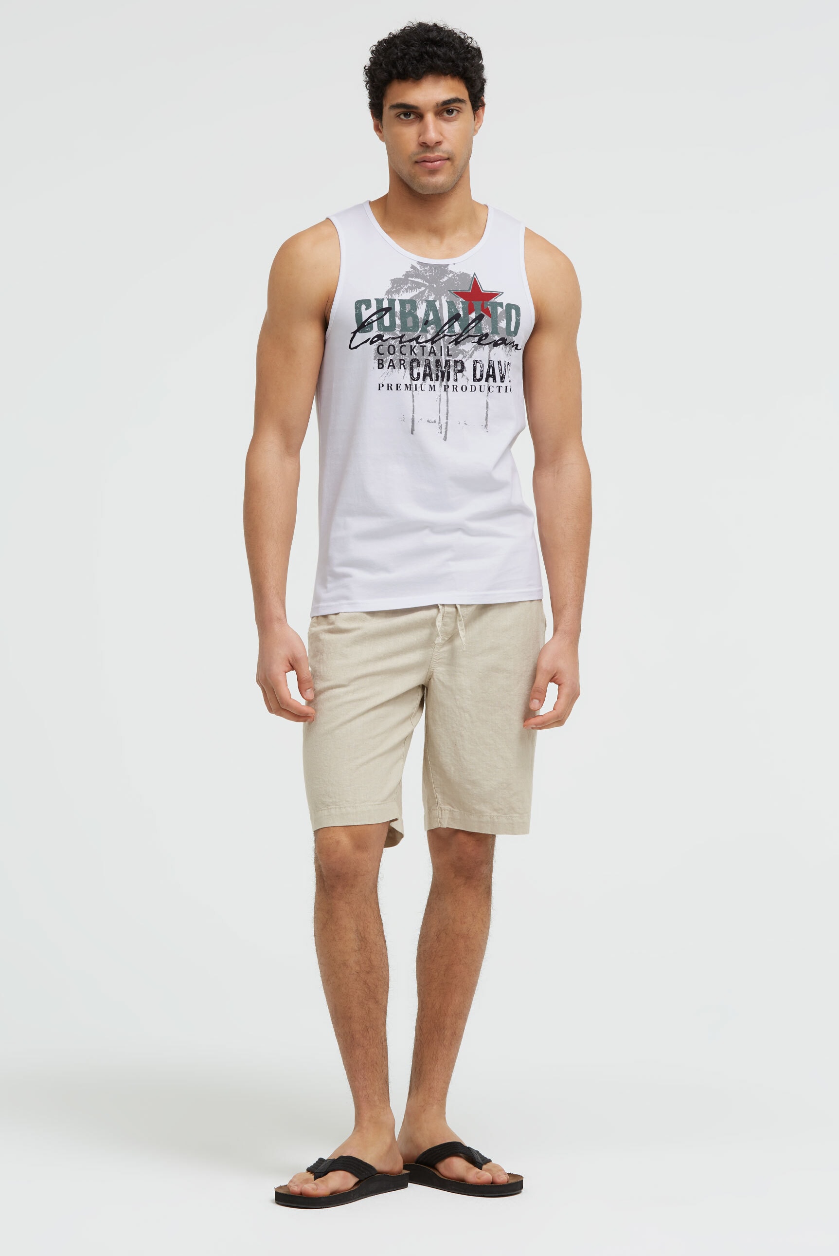 CAMP DAVID Tanktop aus Baumwolle