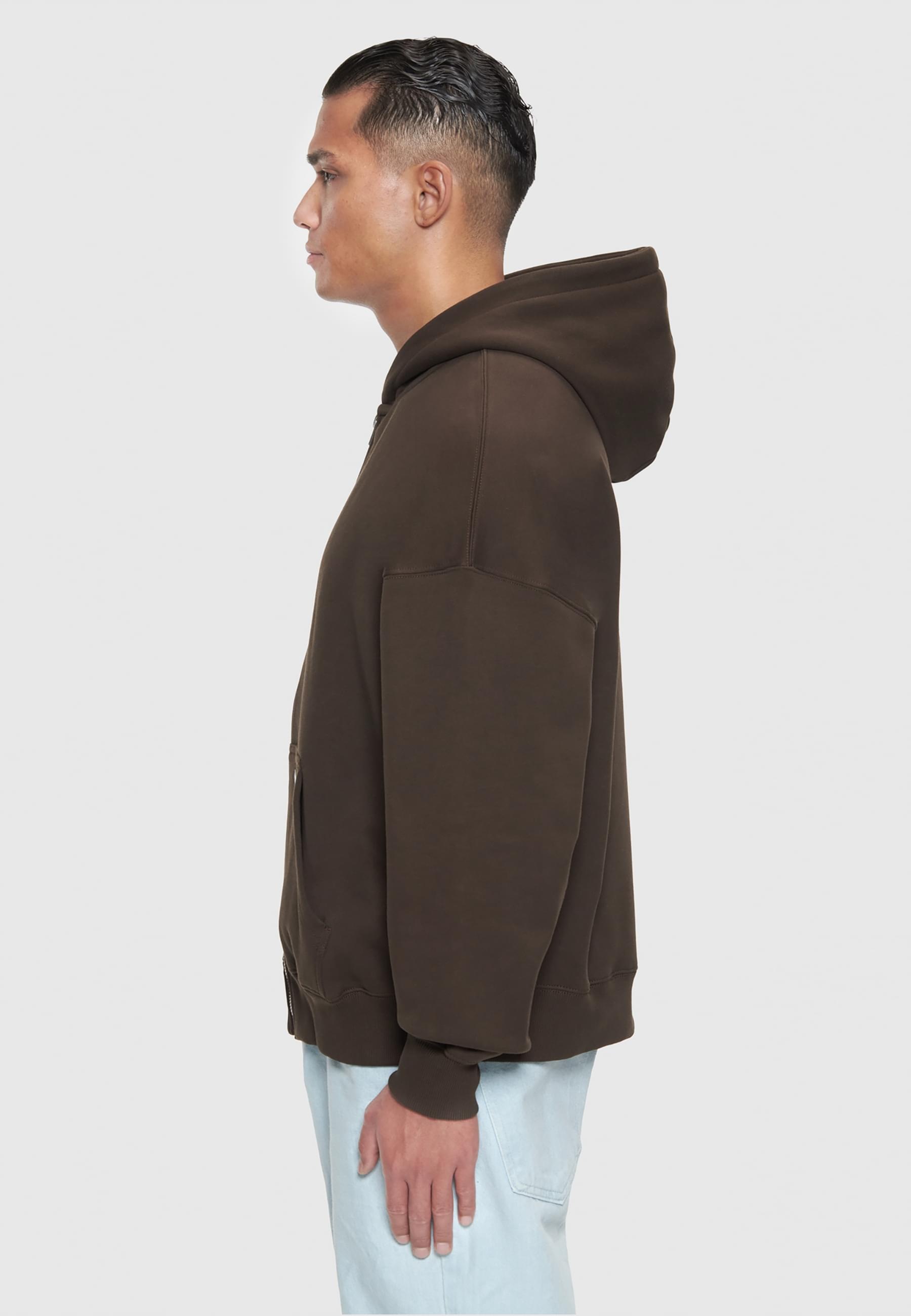 Dropsize Sweatjacke »Dropsize Herren Bazix Republiq Super Heavy Rib Zipper«
