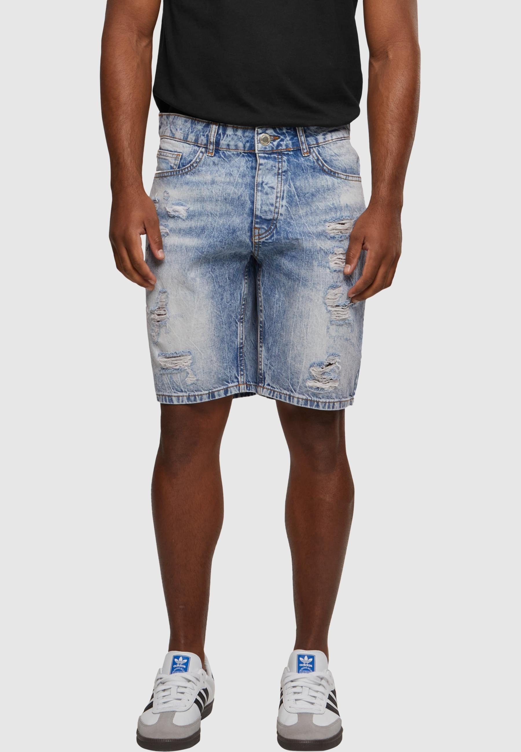 2Y Studios Shorts »2Y Studios Herren 2Y Destroyed Denim Shorts«, (1 tlg.)