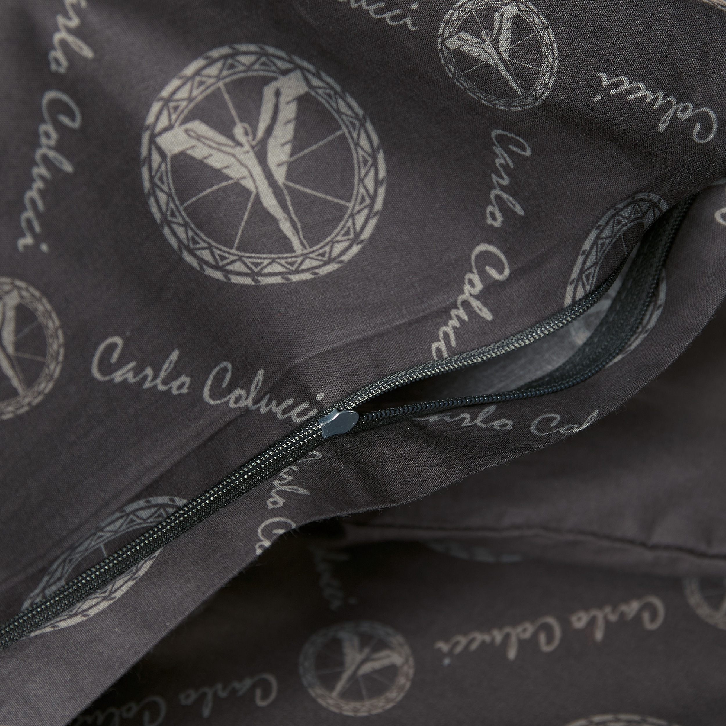 Thumbnail - CARLO COLUCCI Bettwäsche "Carlo CLassico aus weicher Microfaser mit Print" 2 Stk. tlg. OEKO-TEX Standard 100