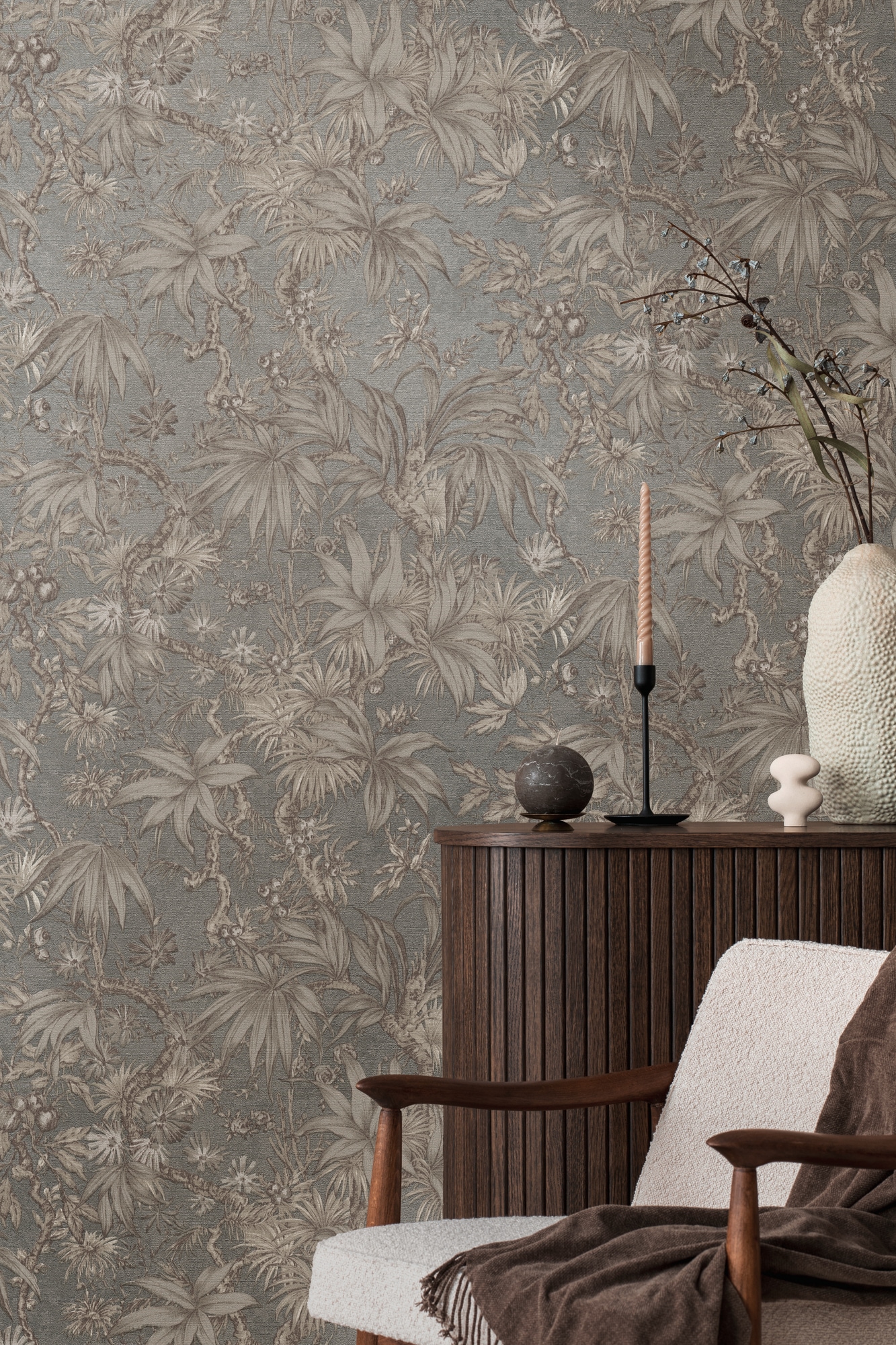 A.S. Création Vliestapete »Dschungel-Tapete in verschiedenen Farben botanisch« botanisch strukturiert