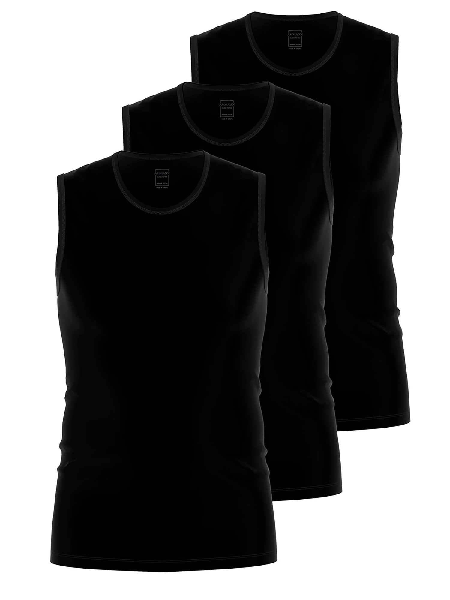 Ammann Unterhemd "3er Pack Tank Top Day Modern / Close to you"