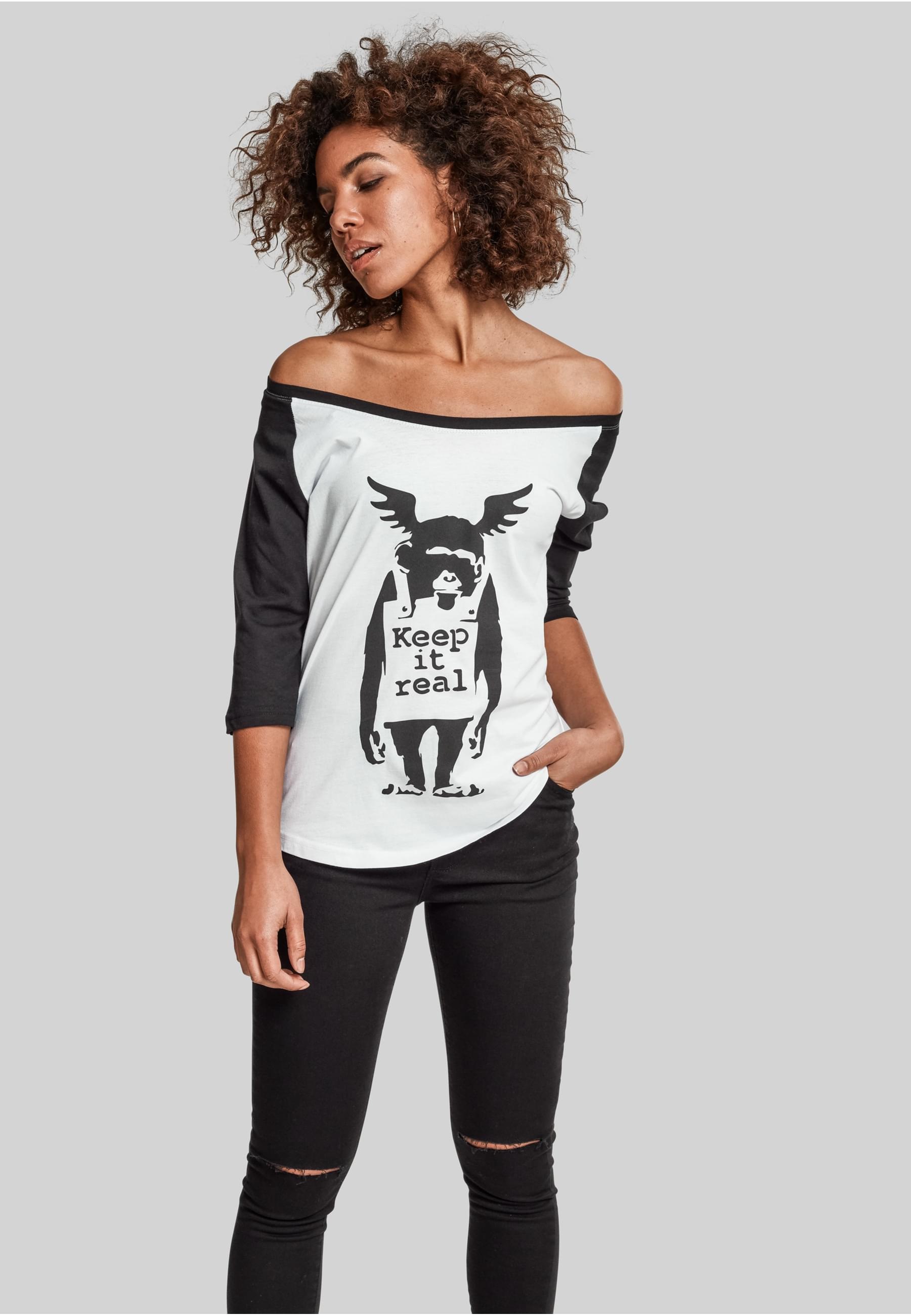 Merchcode Kurzarmshirt »Merchcode Damen«, (1 tlg.)