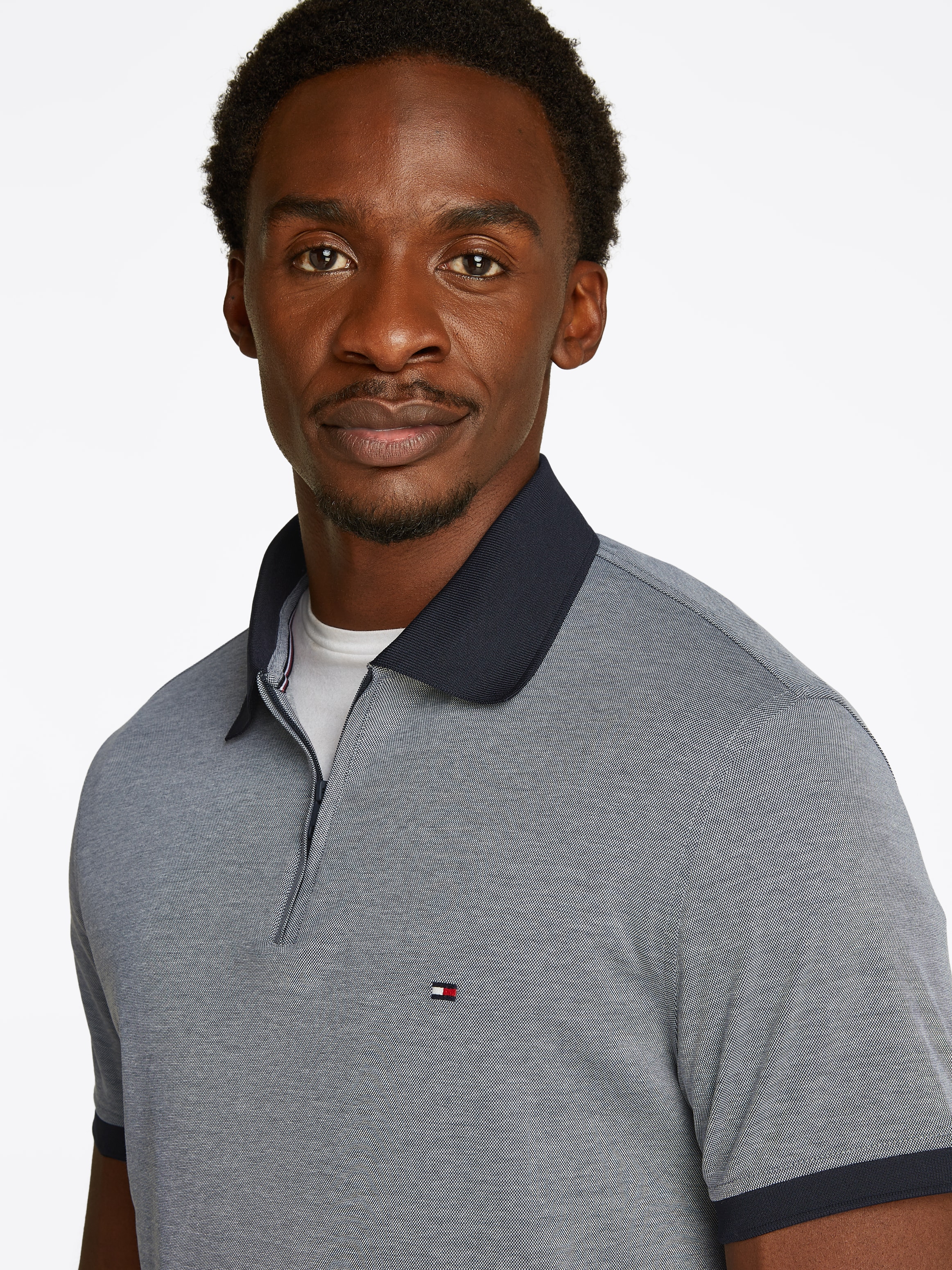 Tommy Hilfiger Poloshirt »PERFORMANCE OXFORD ZIP REG POLO«