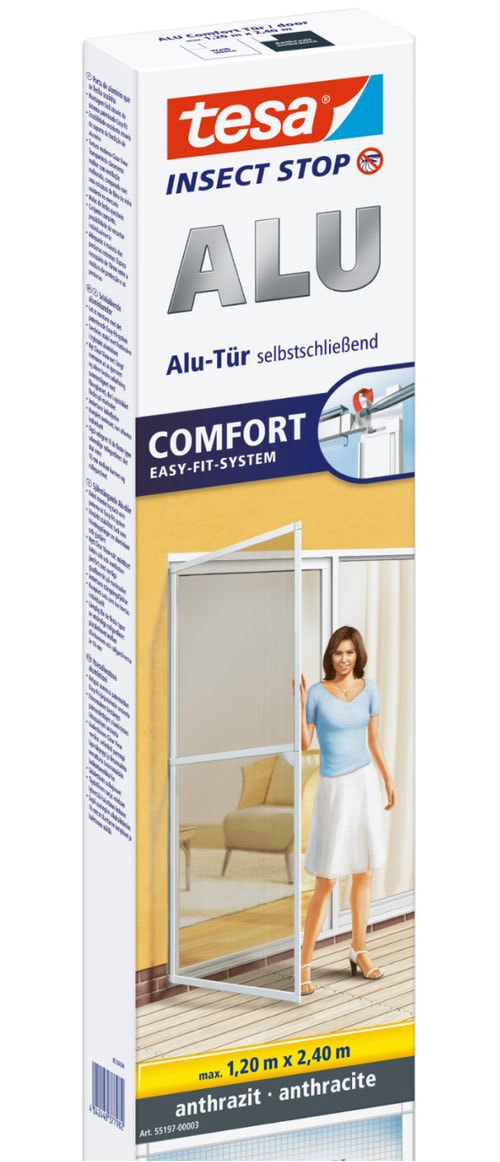 tesa Insektenschutz-Tür "Insect Stop ALU Comfort Fliegengitter für Türen - günstig online kaufen