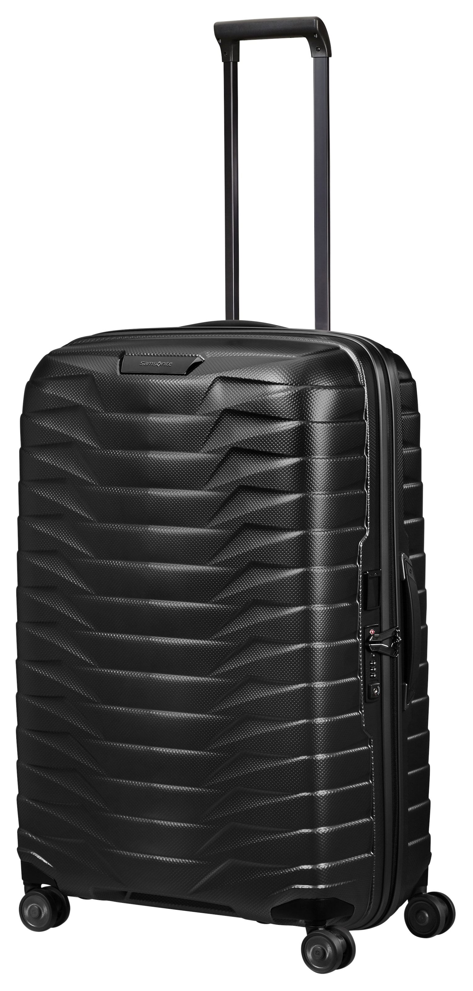 Samsonite Hartschalen-Trolley "PROXIS 75", 4 St. Rollen, Trolley Reisegepäck Hartschalenkoffer Reisekoffer TSA-Zahlensch