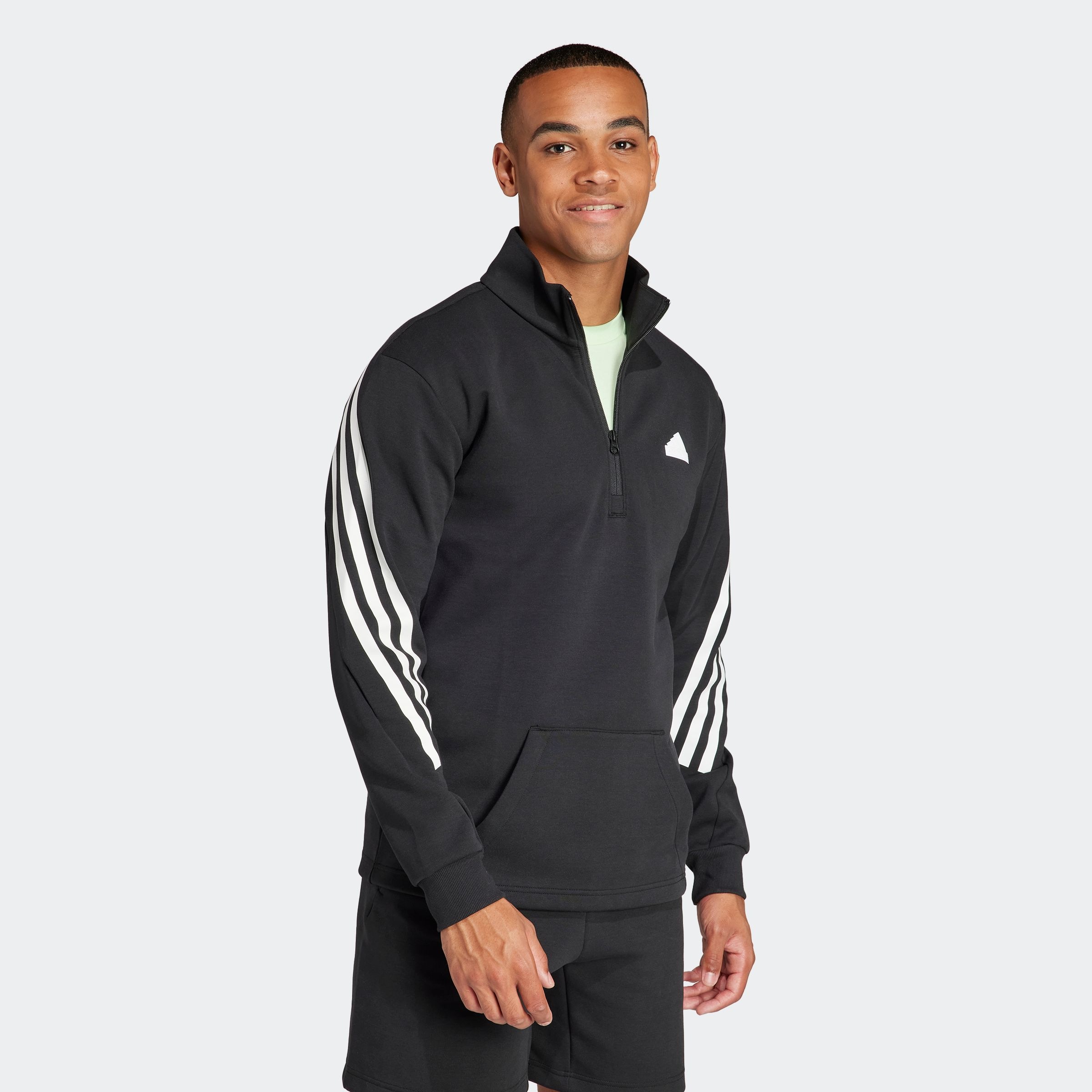 adidas Sportswear Rollkragenpullover "M FI 3S HALFZIP", 1 Stk. günstig online kaufen