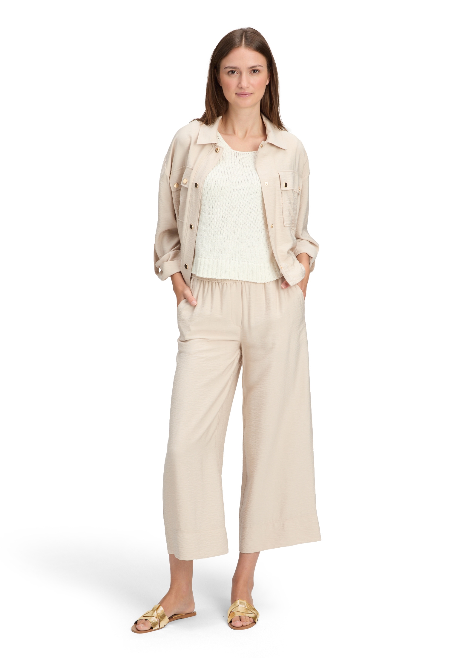 Betty&Co Stricktop »Damen mit Rundhalsausschnitt«