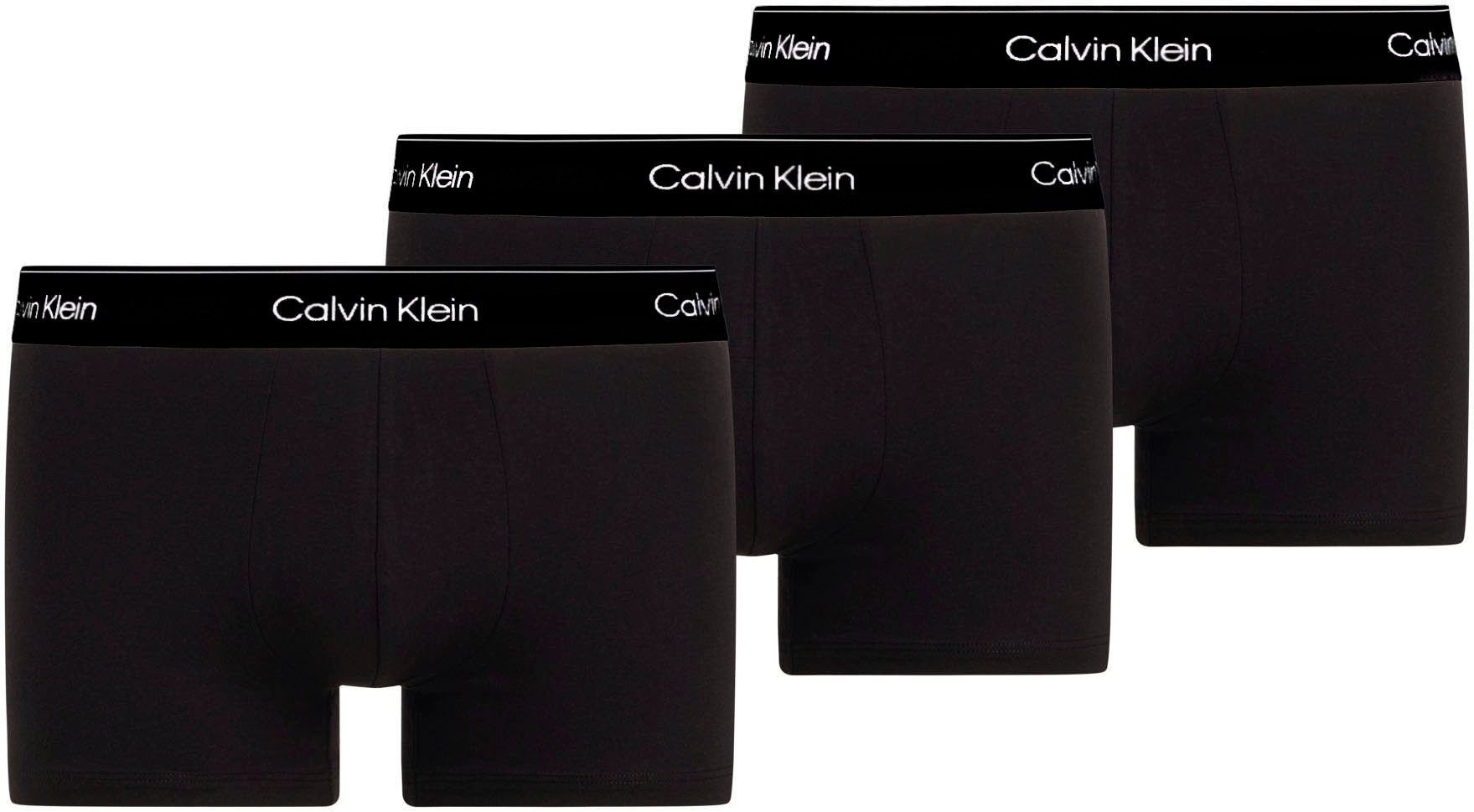 Calvin Klein Underwear Trunk "TRUNK 3PK", (Packung, 3 St.), mit Logo-Elastikbund (3 Stück)