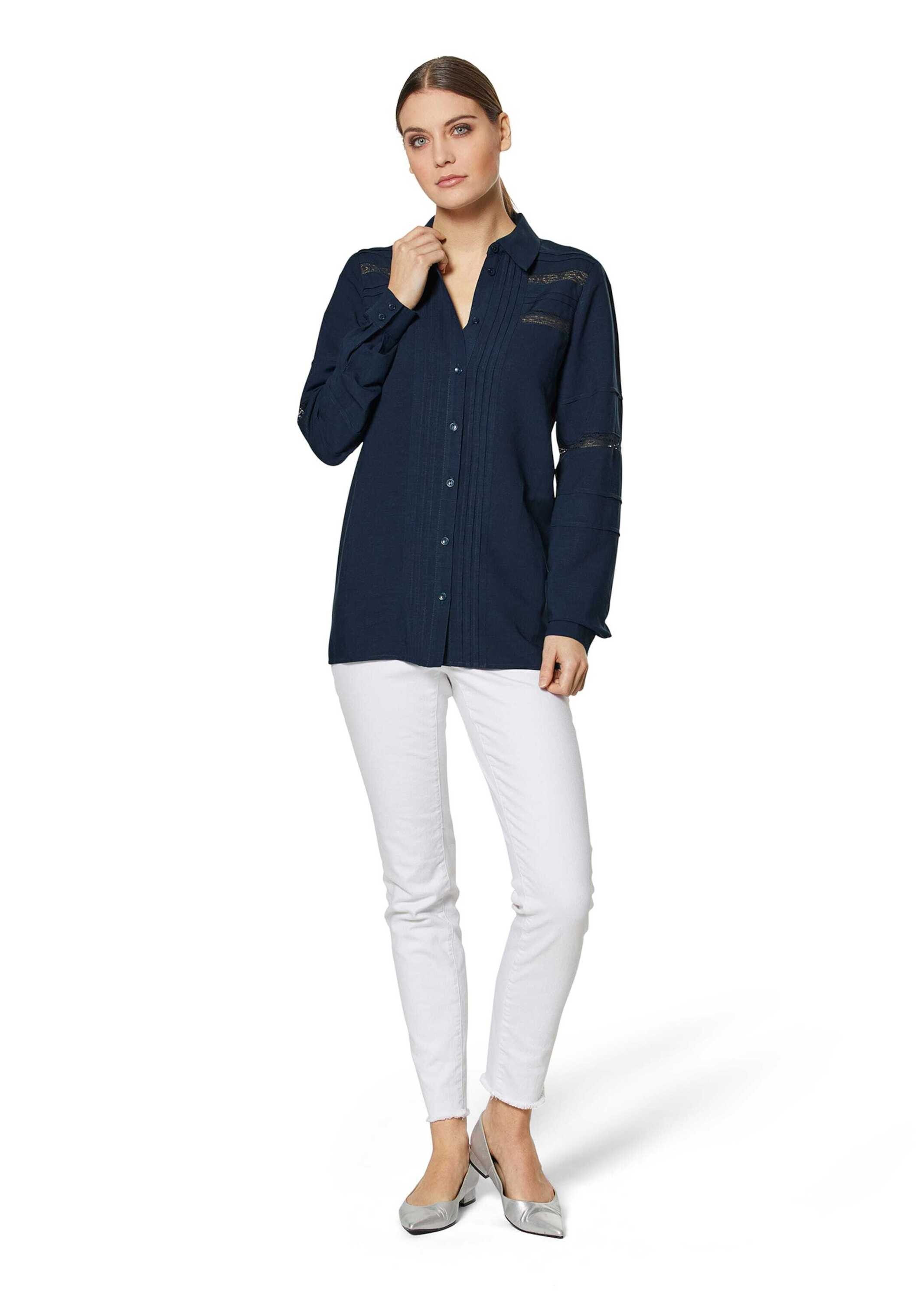 Thumbnail - MADELEINE Hemdbluse "Hemd Langes Hemd mit Leinen-Anteil"