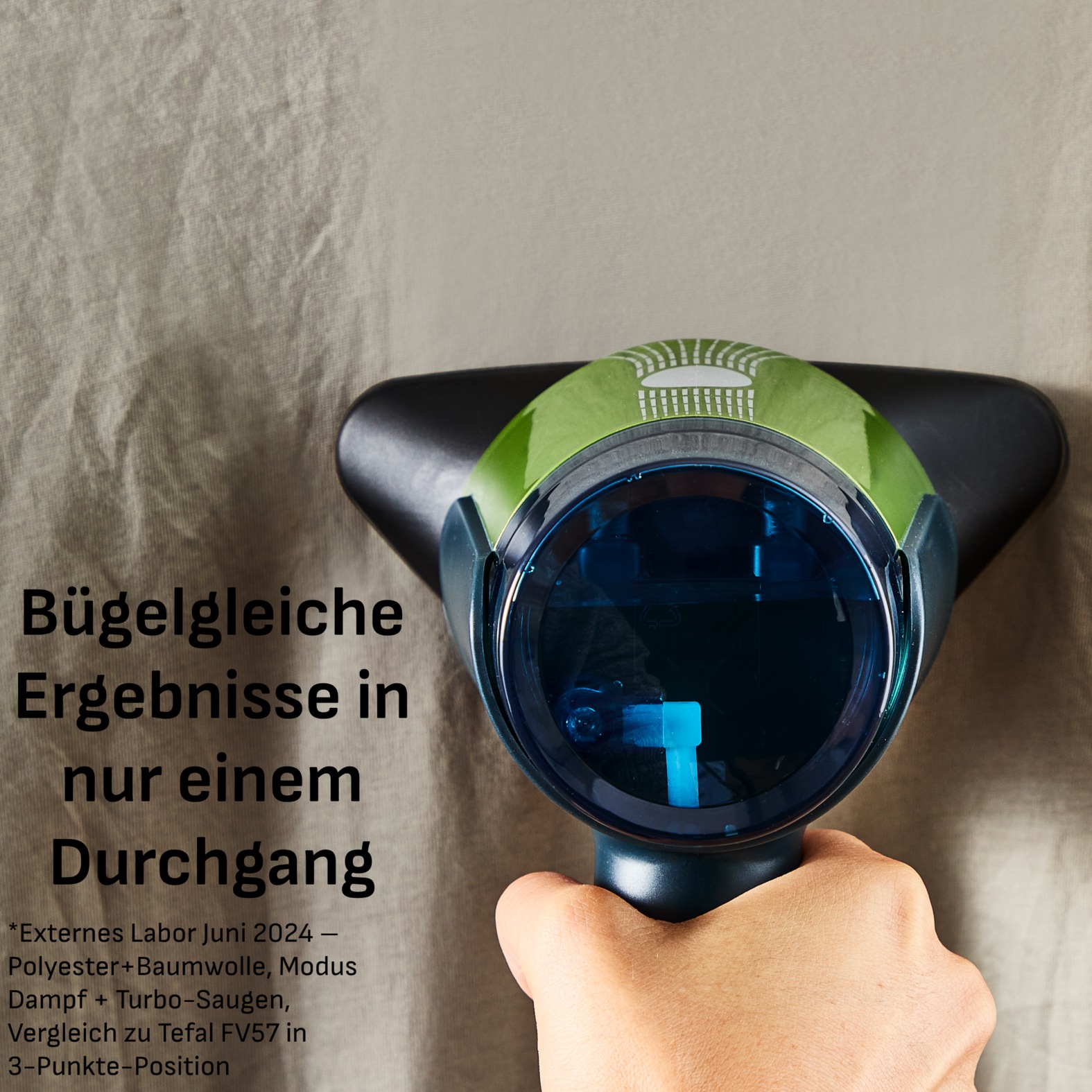 Thumbnail - Tefal Dampfbürste "AeroSteam, kombiniert Dampf, einen beheizten Kopf und Ansaugung" 1400 W Dampfglätter mit 3 Nutzungsmo...