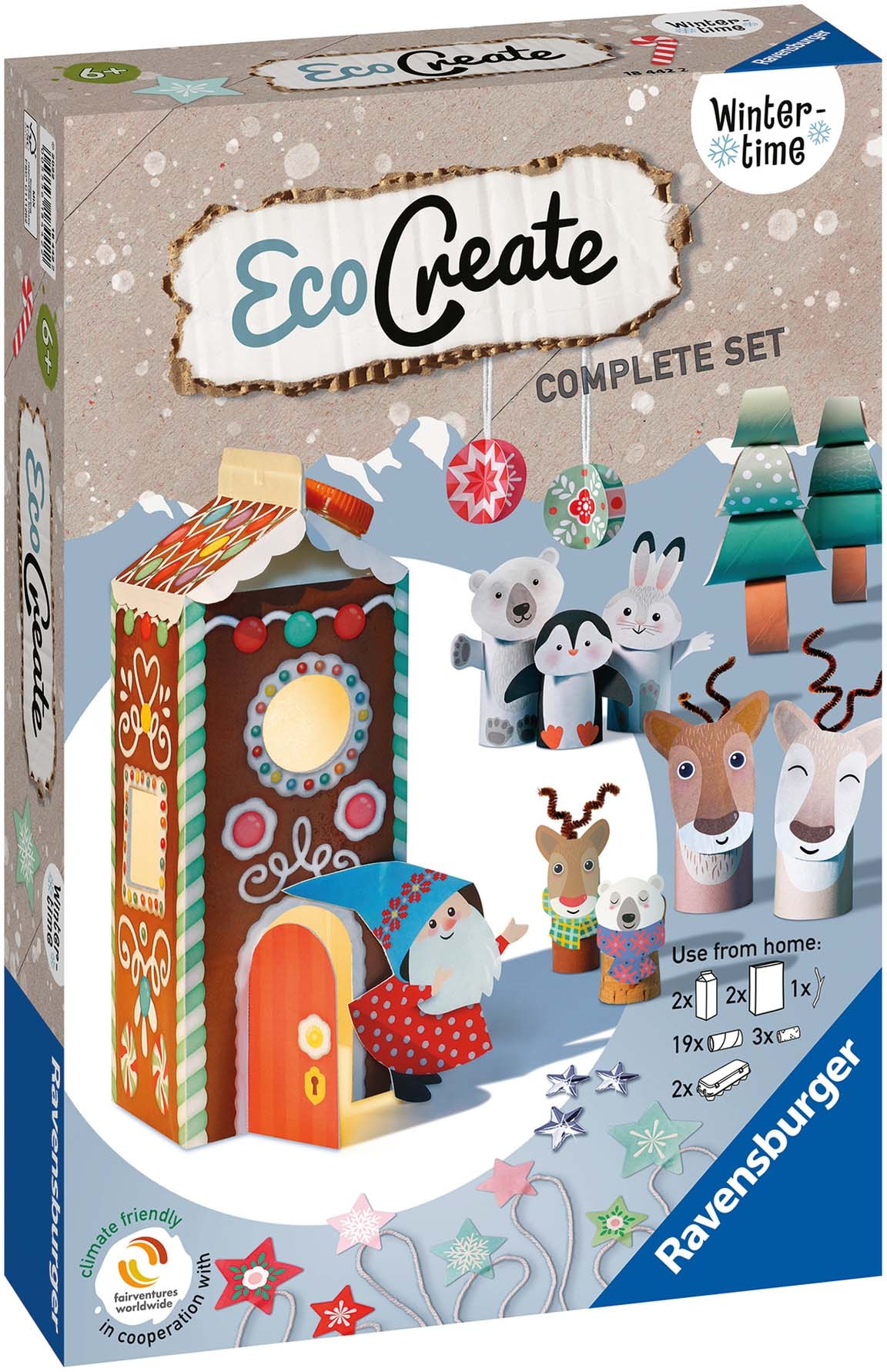 Ravensburger Kreativset »Eco Create, Midi Wintertime«, Made in Europe