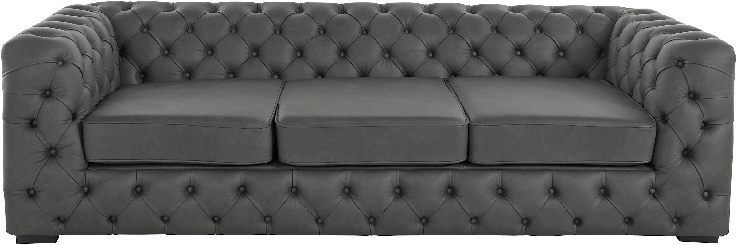 Guido Maria Kretschmer Home&Living Chesterfield-Sofa "Kalina", klassische Chesterfield-Knopfheftung, sehr hochwertige Ve