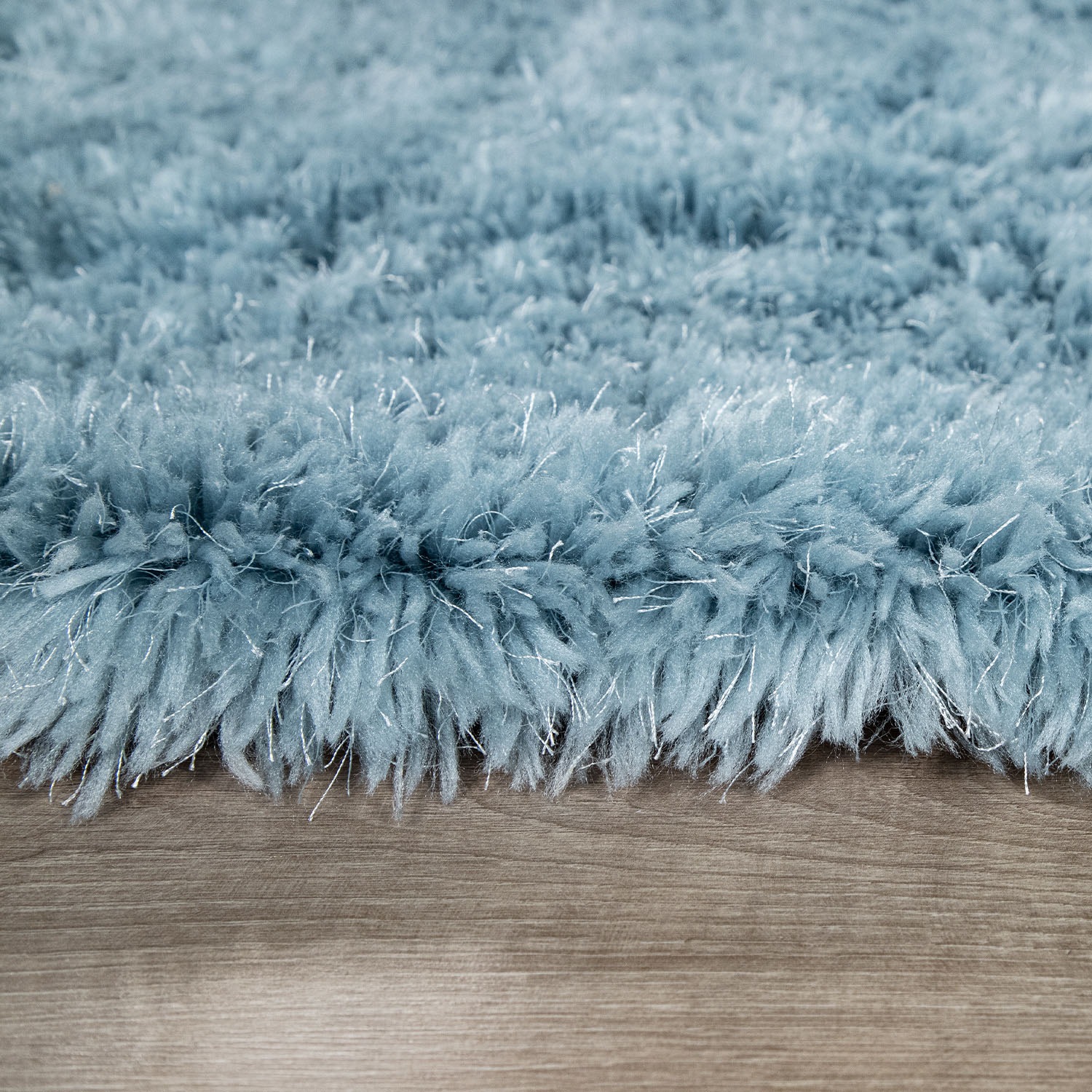 Paco Home Hochflor-Teppich »Akumal 930«, rund, Shaggy, besonders weich durch Softgarn, Uni-Farben