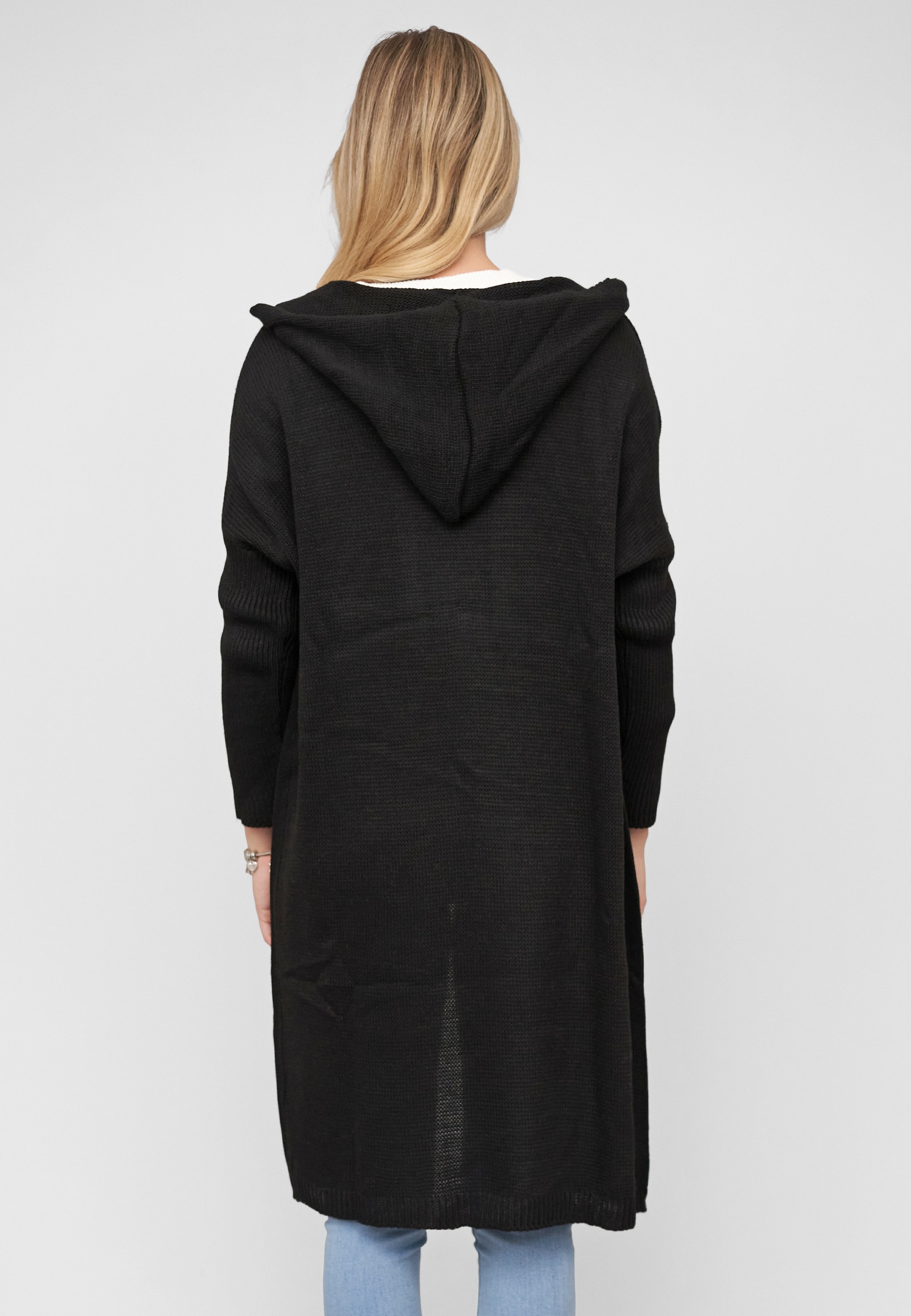 CLOUD 5IVE Strickjacke »CLOUD 5IVE Knit Cardigan with hood« 1