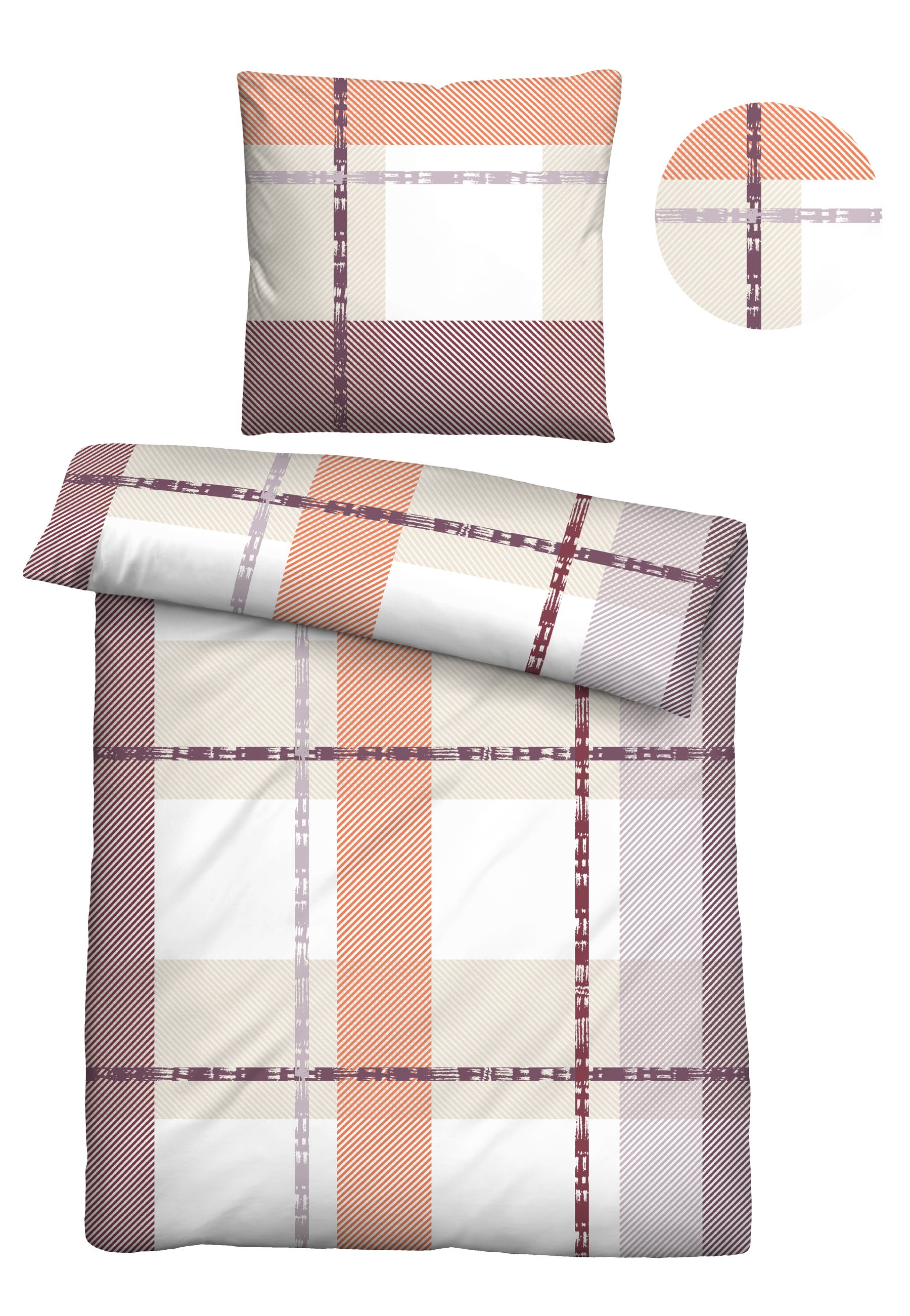 Thumbnail - Castell - Markenbettwäsche Bettwäsche "0380746" 2 Stk. tlg. Nicki, kuschelig + flauschig, temperaturausgleichend, bügelf...