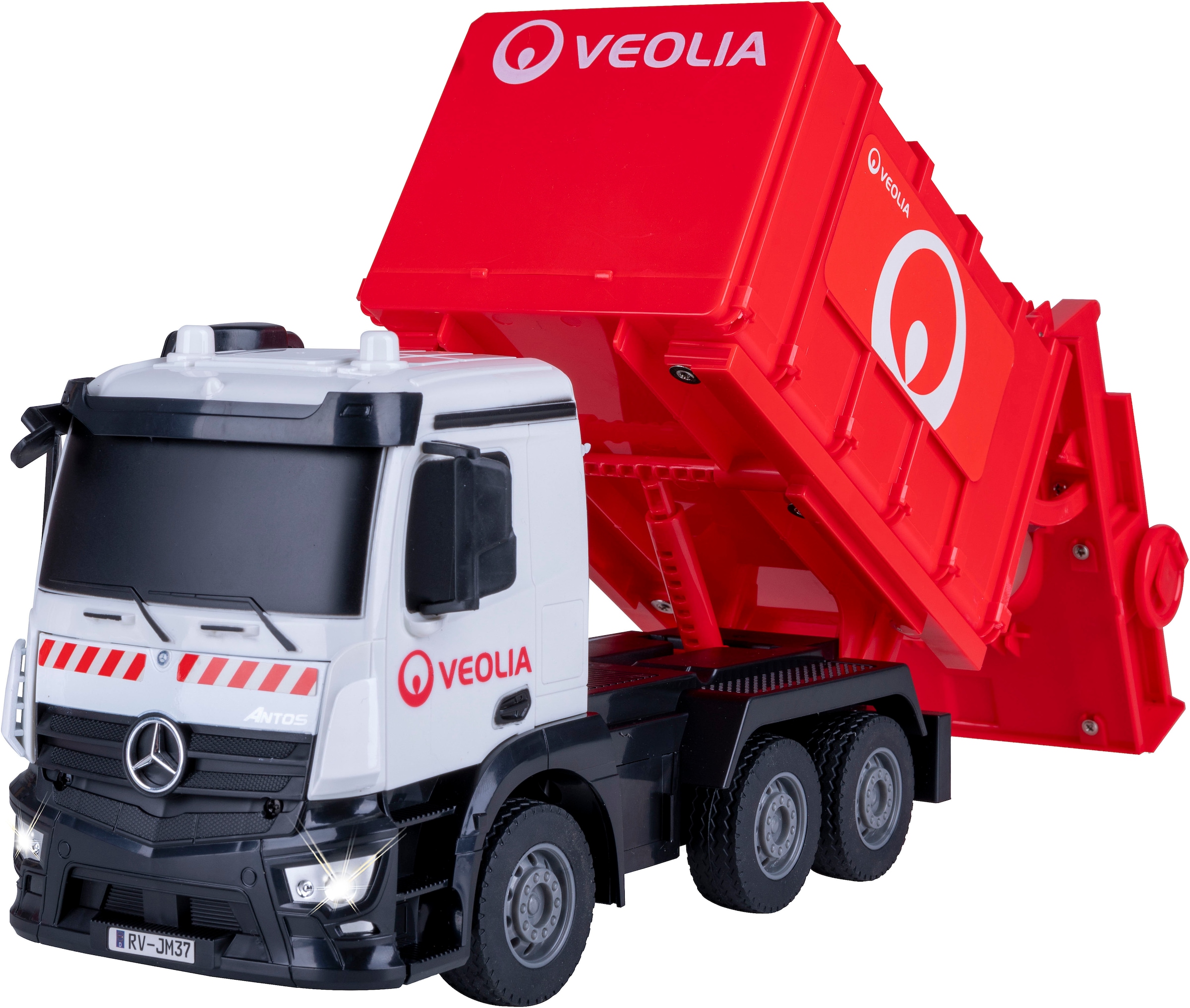 Jamara RC-LKW »Müllwagen Mercedes-Benz Antos 2,4GHz« LED-Licht vorne; Maßstab 1:26