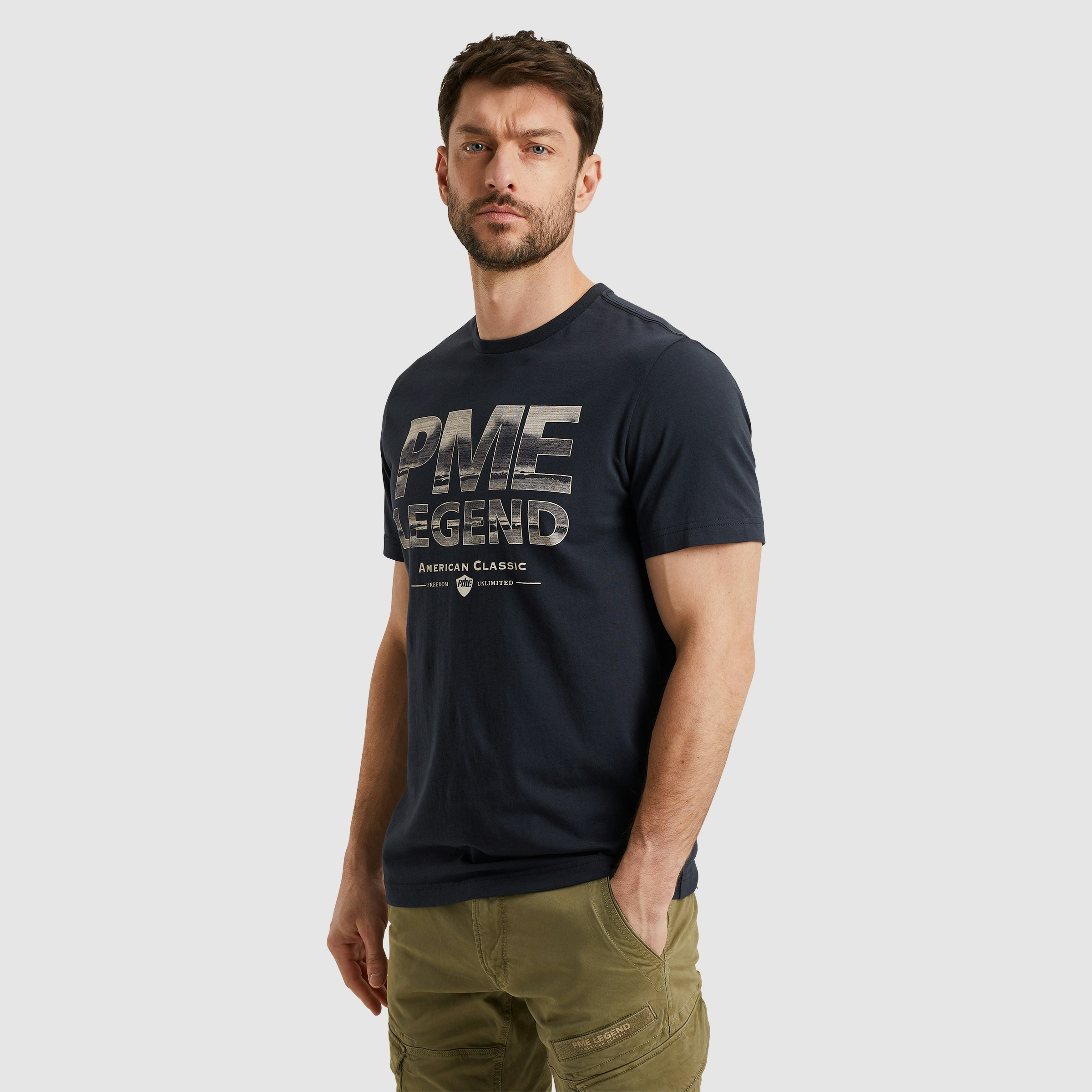 PME LEGEND T-Shirt, mit Logo Schriftzug
