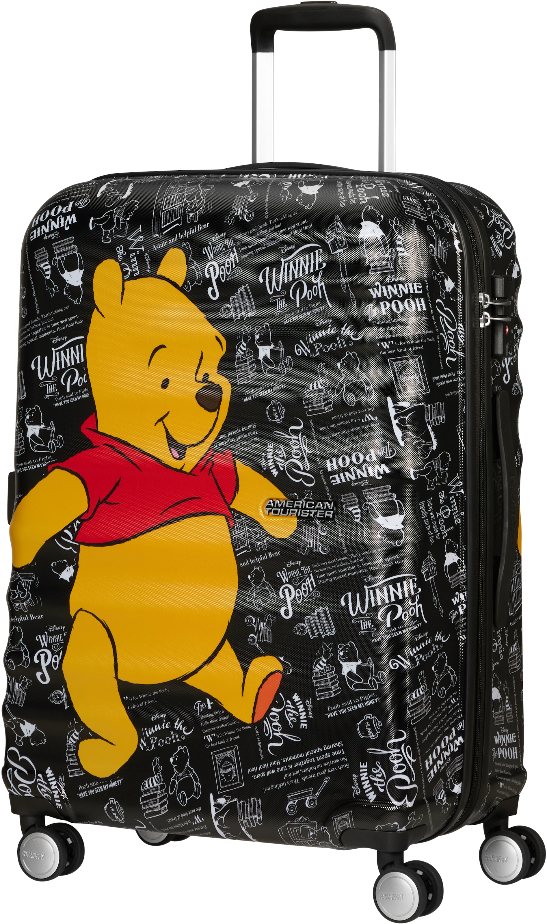 Tourister® »Disney teilweise American 4 recyceltem Wavebreaker, Hartschalen-Trolley | cm«, BAUR 67 aus kaufen Rollen, Material