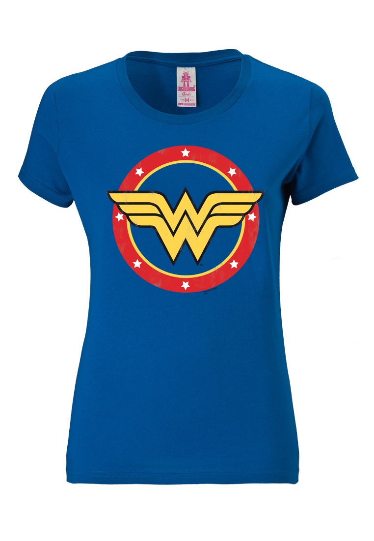 LOGOSHIRT T-Shirt »Wonder Woman Circle Logo«, mit lizenziertem Print