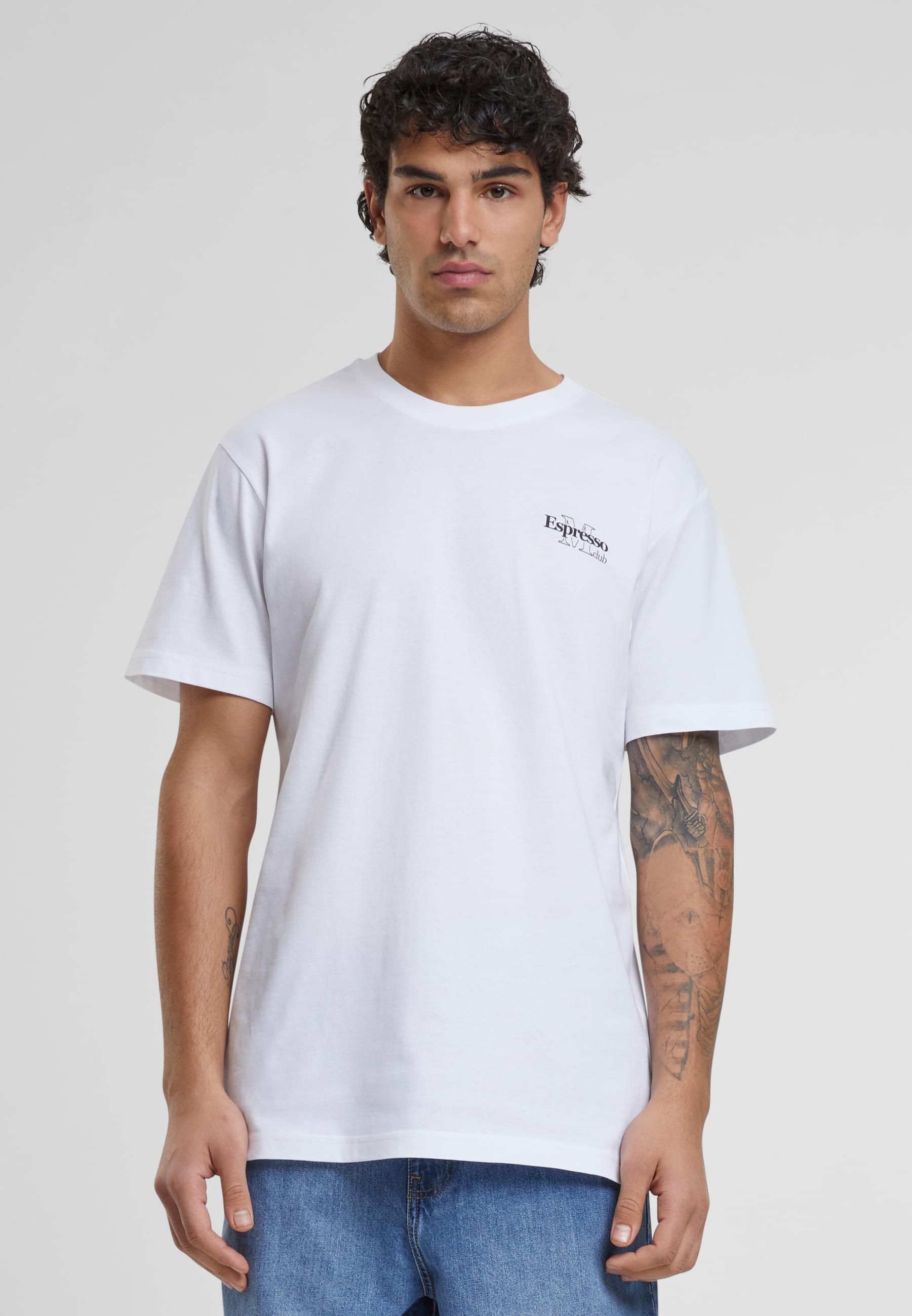 MisterTee T-Shirt »MisterTee Herren Espresso M Club Tee« 1 Stk. tlg.