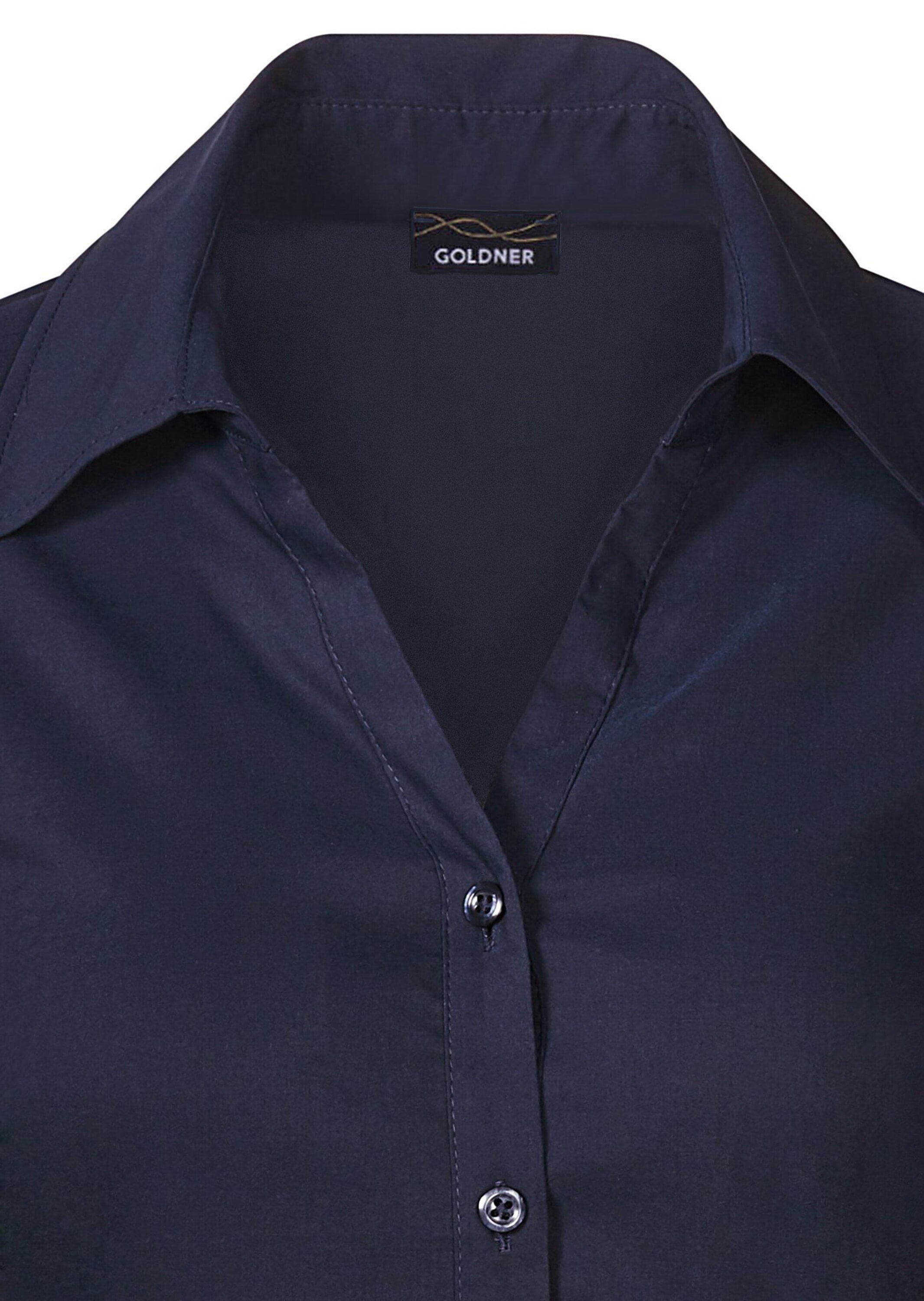 GOLDNER Hemdbluse »Kurzgröße Stretchbequeme Bluse mit Baumwolle«