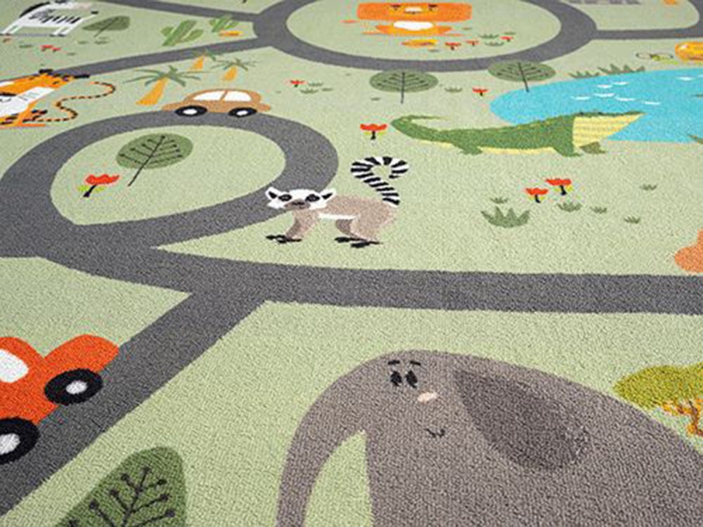 the carpet Teppich »Happy Life«, rechteckig, 4 mm Höhe, Life Kinderzimmer Teppich Spielteppich pflegeleicht