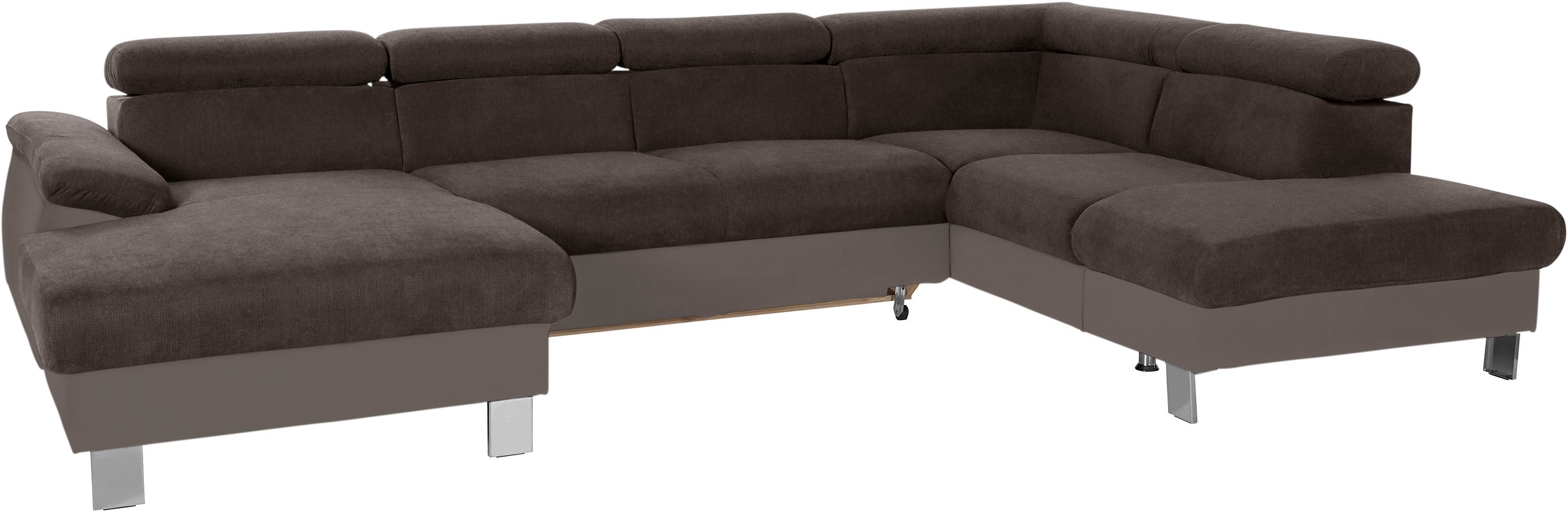 COTTA Wohnlandschaft "Komaris U-Form, B: 320 cm" mit Kopfteilverstellung, o günstig online kaufen