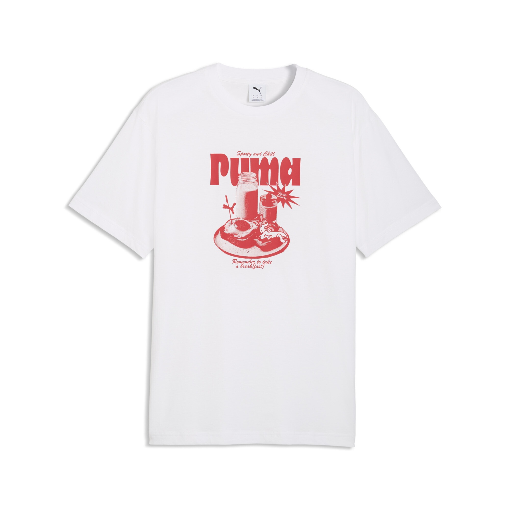 PUMA T-Shirt "Graphic Relaxed Breakfast T-Shirt Herren"