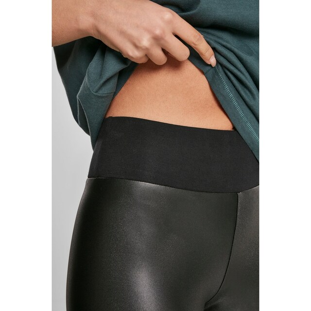 URBAN CLASSICS Leggings »Damen Ladies Faux Leather High Waist Leggings  2-Pack«, (1 tlg.) bestellen | BAUR