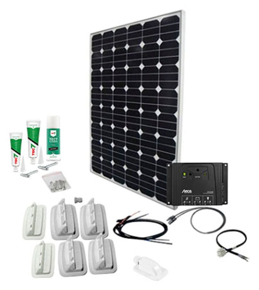 PHAESUN Solaranlage "SPR Caravan Kit, Solar Peak SOL101 170 W", silber, Solarmodule