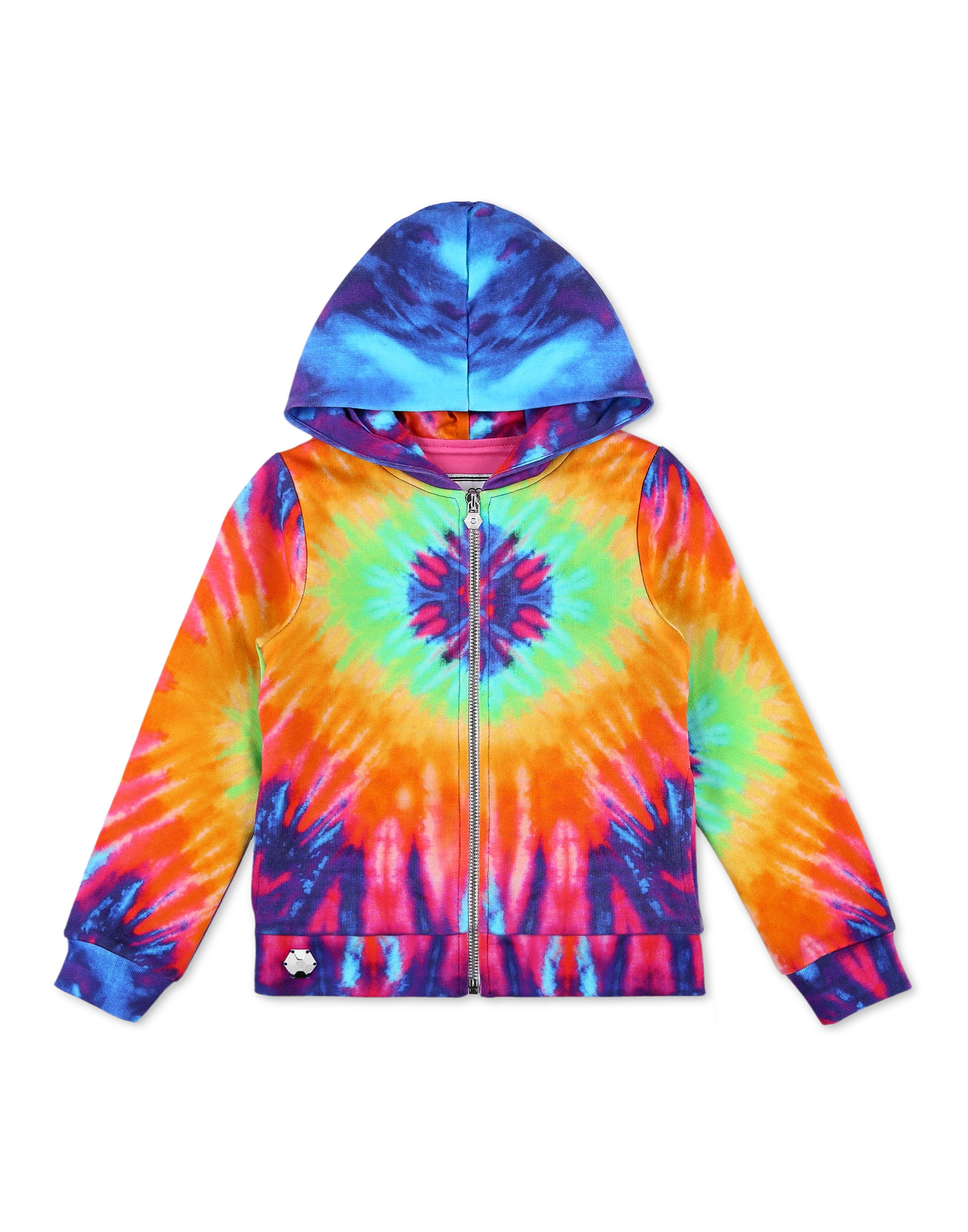PHILIPP PLEIN Mädchen Sweatshirt "Tie Dye"21, multicolor, Gr. 4, Obermaterial: 100% Baumwolle, Sweatshirts