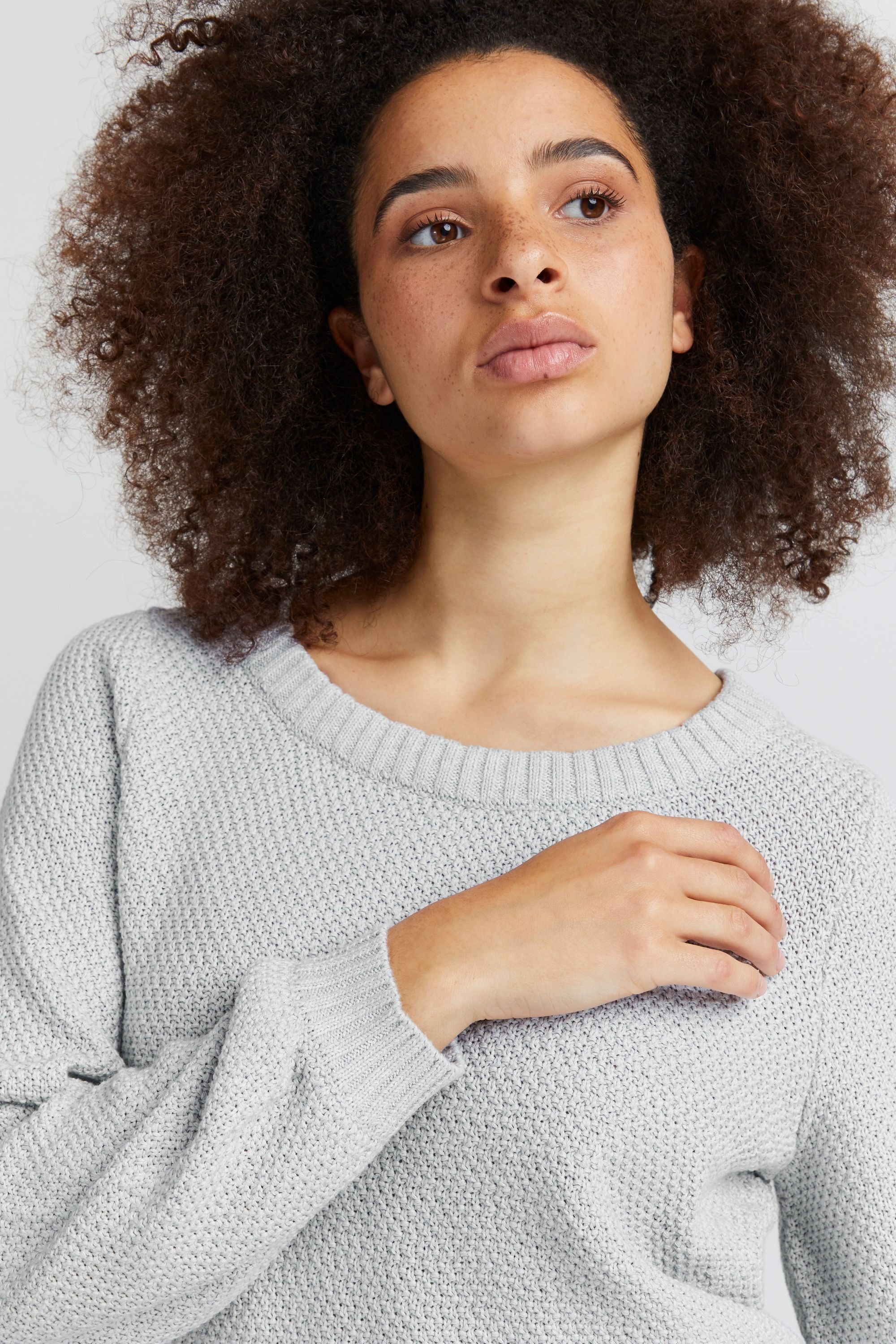 Ichi Strickfleece-Pullover »Strickpullover IHNoelle«