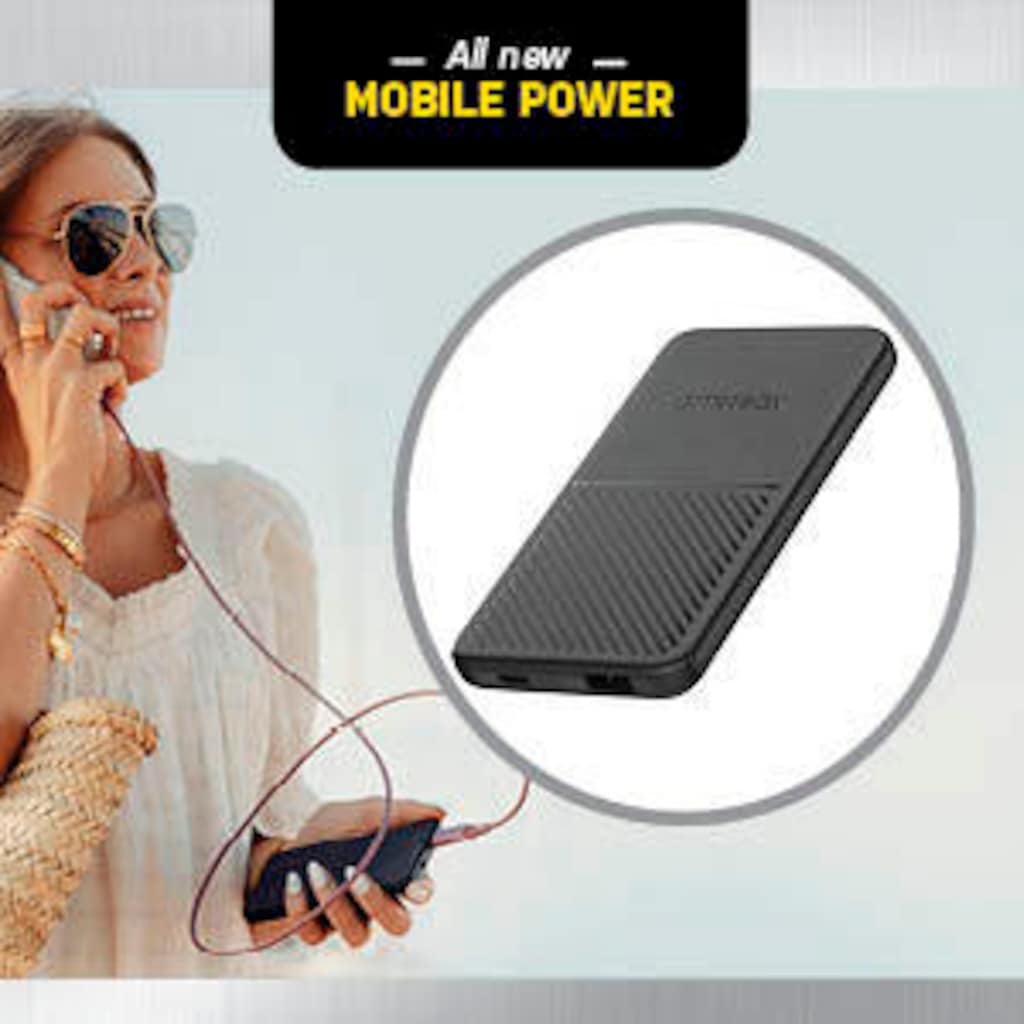 Otterbox Powerbank »5K MAH USB A&C 12W«, 5000 mAh, 5 V