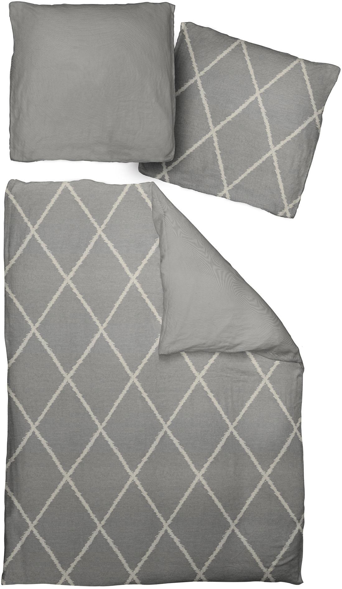 Adam Bettwäsche "Casket Valdelana light" 2 Stk. tlg. aus 100 % Bio-Baumwoll günstig online kaufen