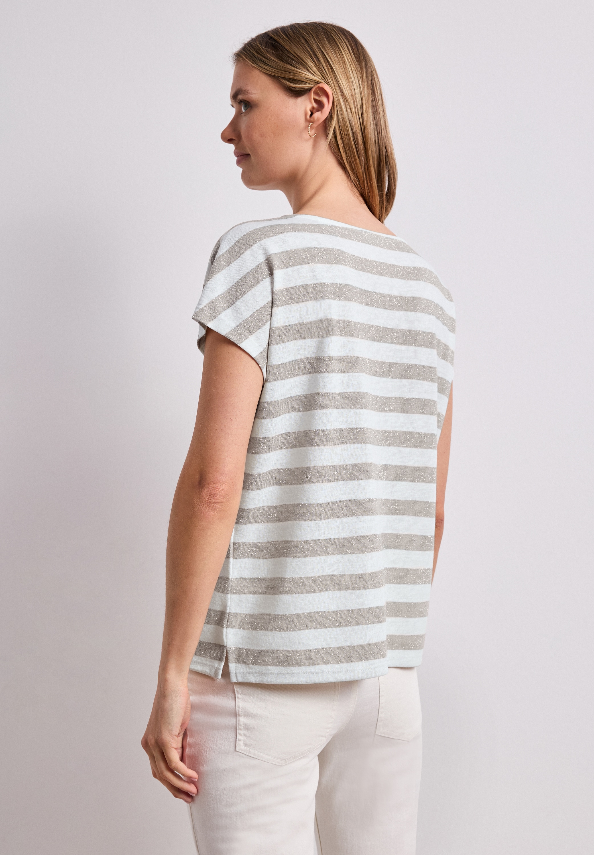 STREET ONE T-Shirt mit Glitzer-Details