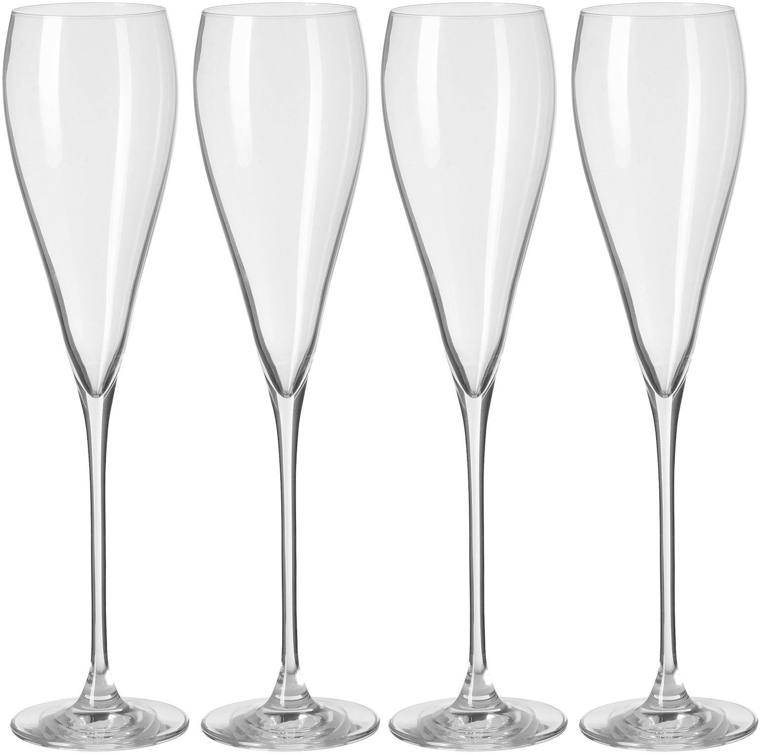 Champagnerglas »PREMIO«, (Set, 4 tlg.), Sektglas, Champagnerflöte, 4er Set, transparent