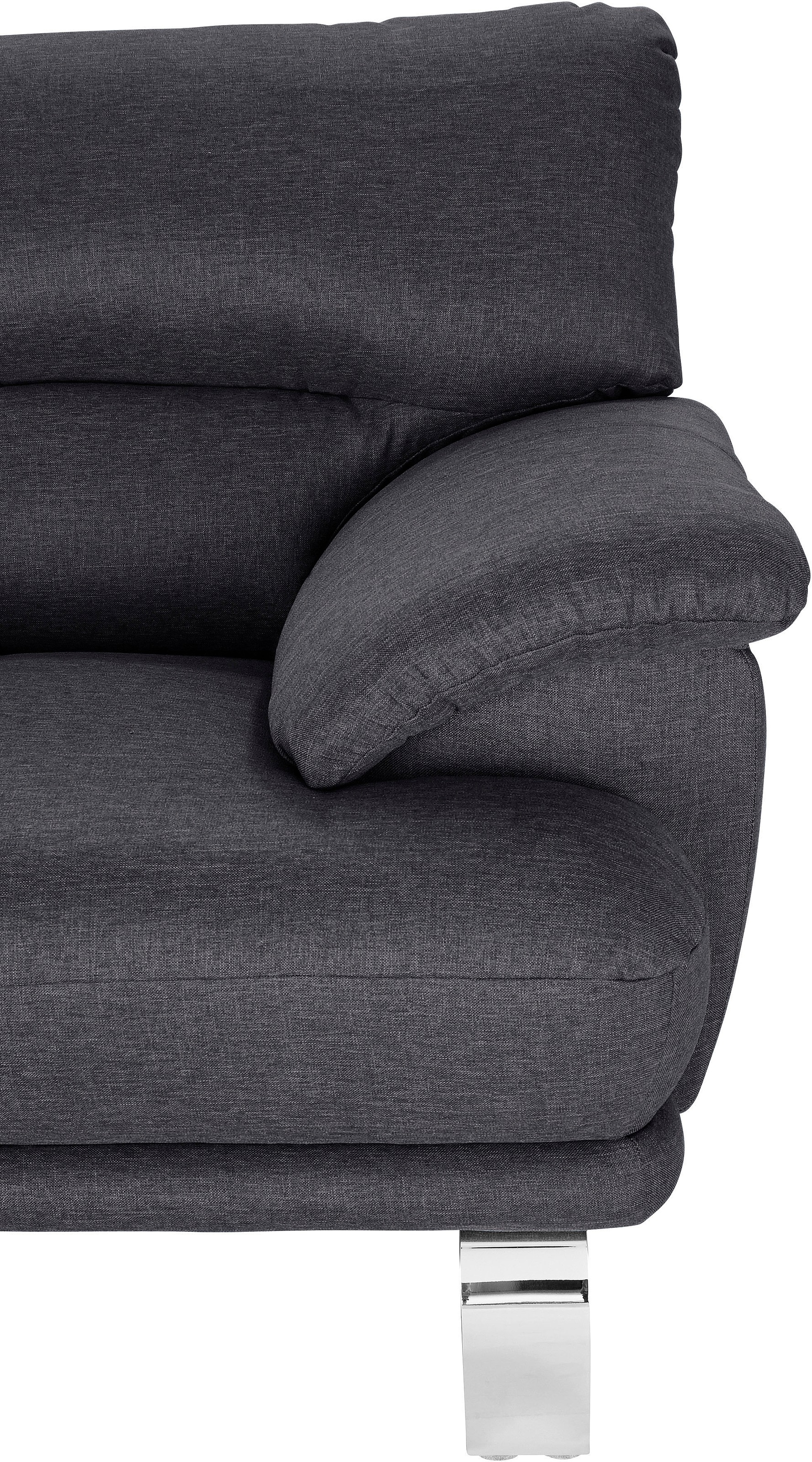 TRENDMANUFAKTUR 3-Sitzer »Cecilia II, mit italienischem Design, tollen Details«, mit tollem Sitzkomfort und Designfuß