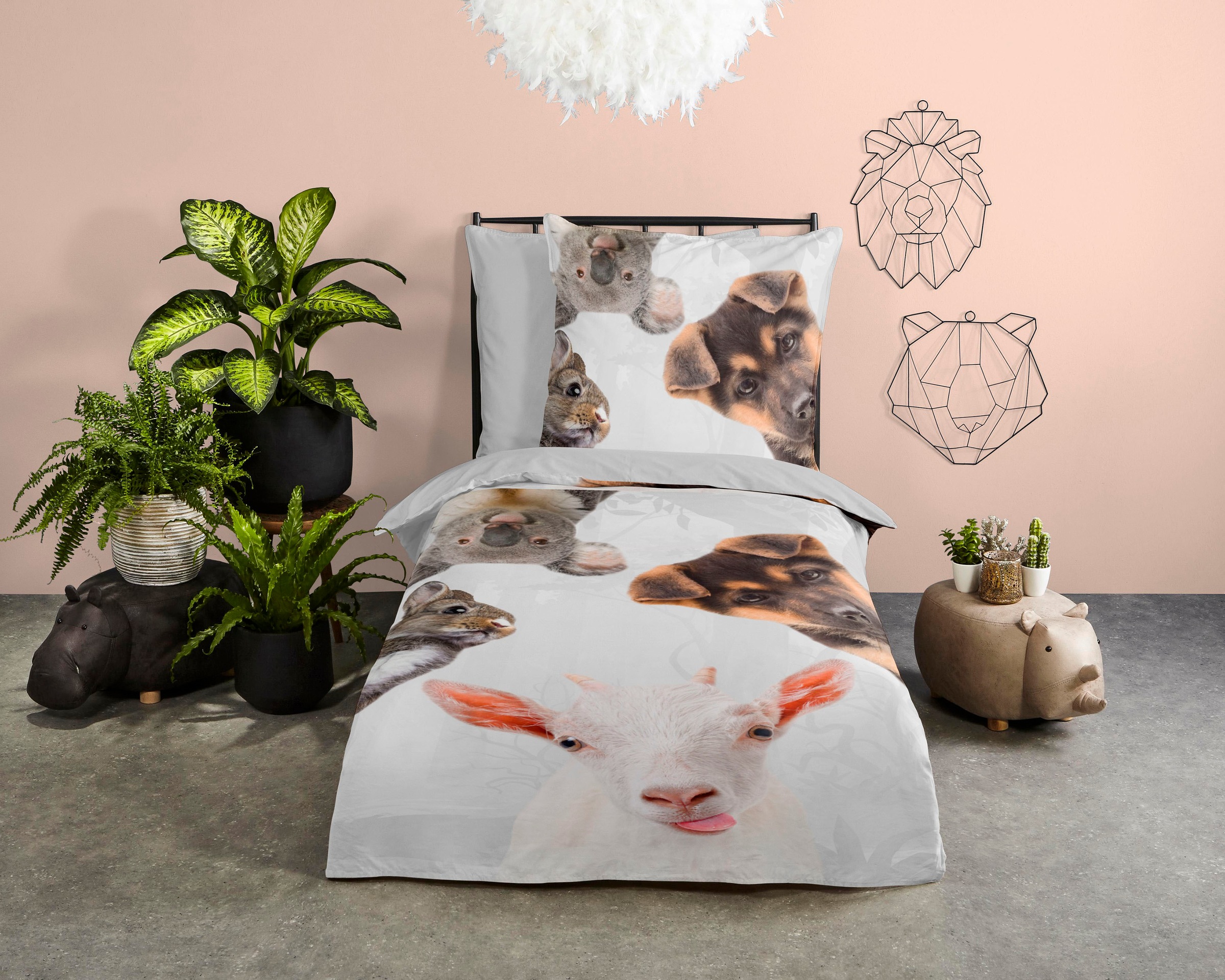 good morning Kinderbettwäsche "Semmie" 2 Stk. 100% Baumwolle, 135x200, Reiß günstig online kaufen