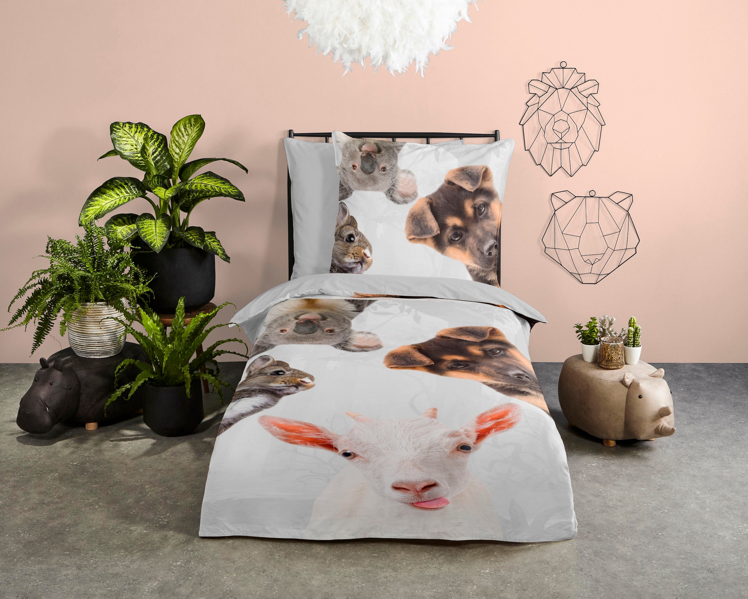 good morning Kinderbettwäsche "Semmie" 2 Stk. tlg. 100% Baumwolle, 135x200, günstig online kaufen