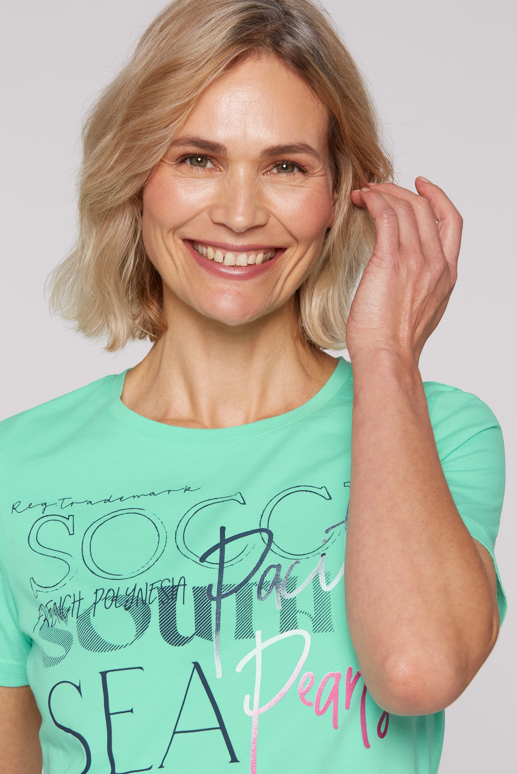 SOCCX Rundhalsshirt, aus Baumwolle