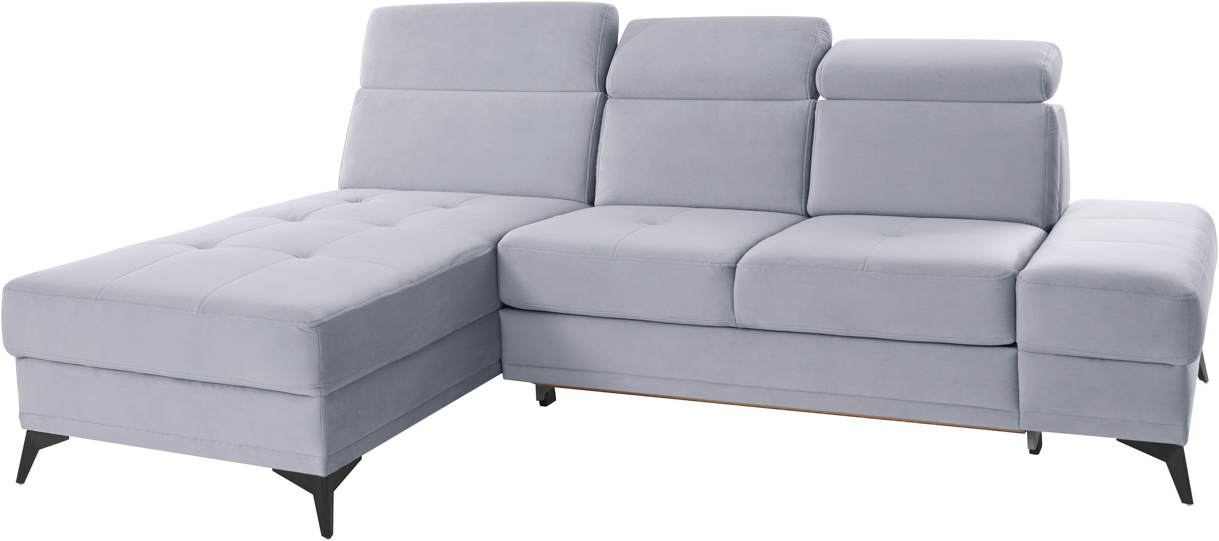 INOSIGN Ecksofa »Cardiz L-Form«, inkl.Kopfteilverstellung und Federkern wahlweise mit Bettfunktion