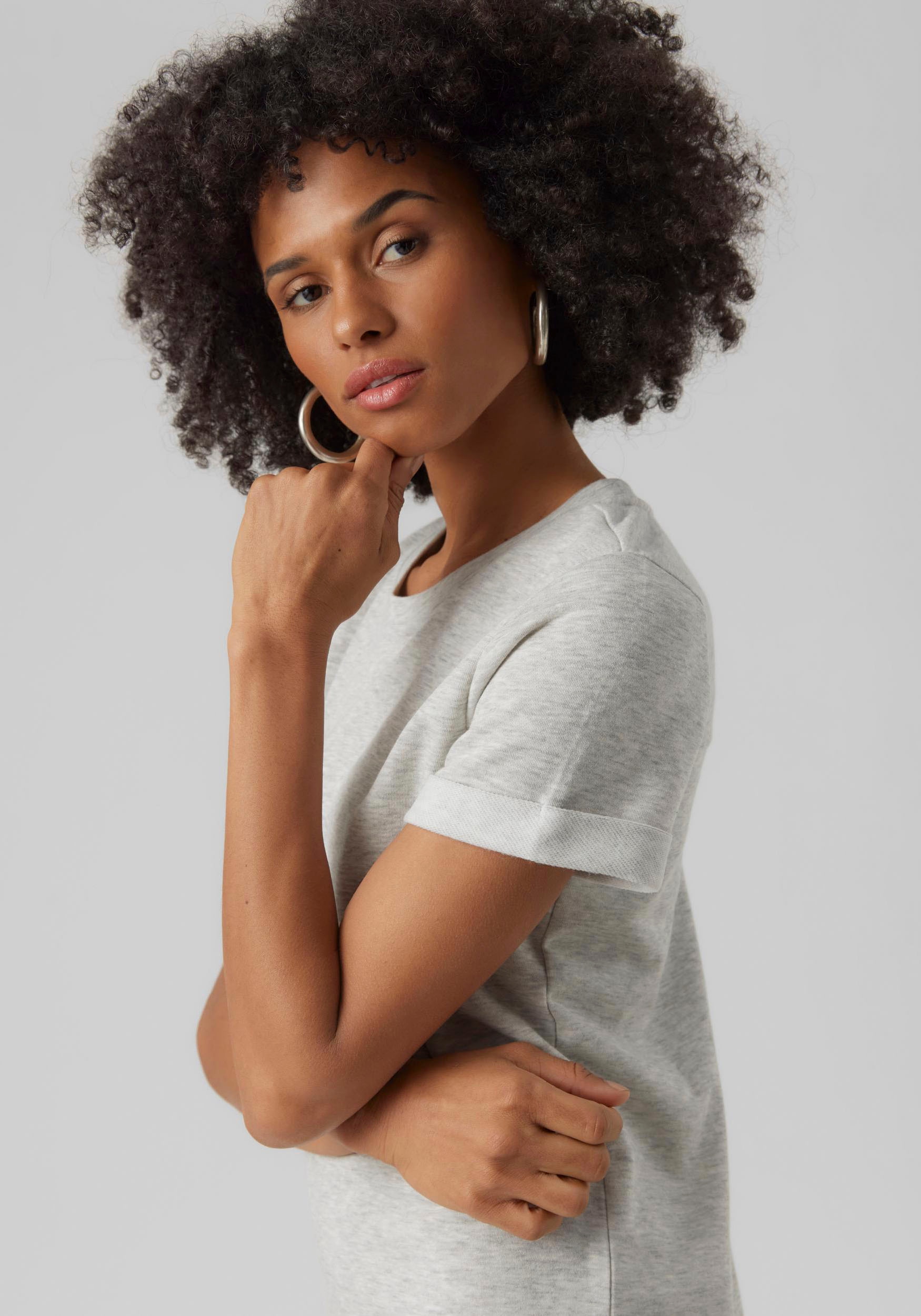 Thumbnail - Vero Moda Jerseykleid "VMSASHAMILLA SS SWEAT DRESS NOOS" Sommerkleid