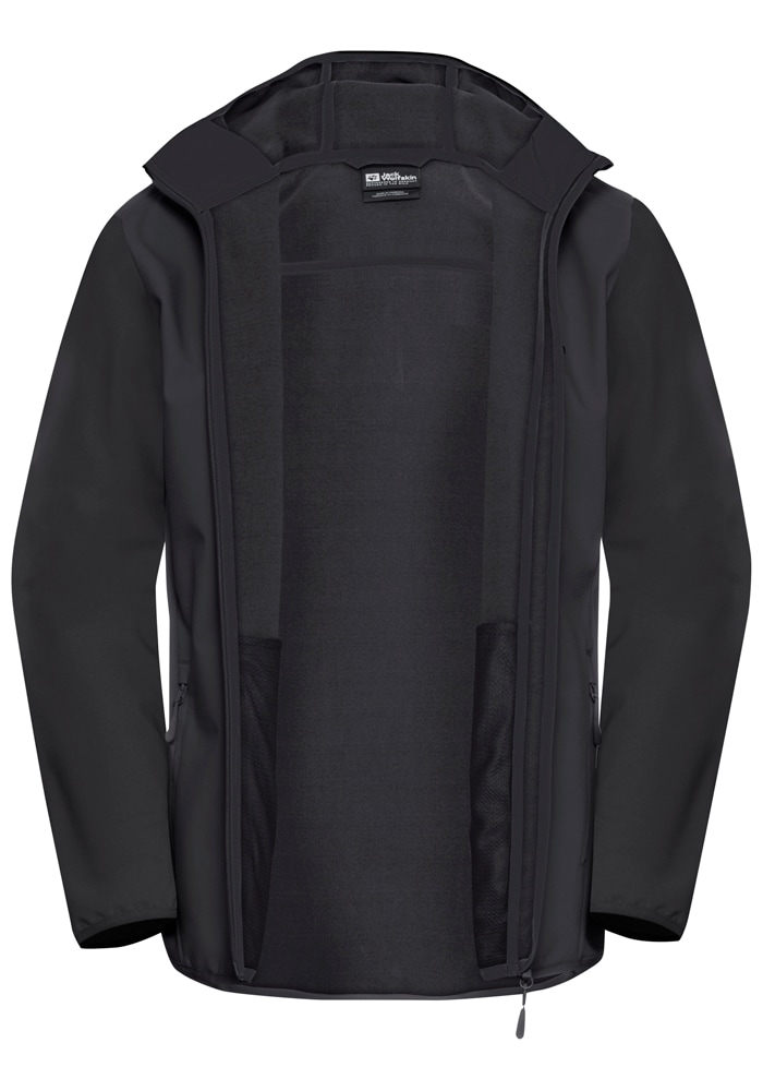 Jack Wolfskin Softshelljacke »BORNBERG HOODY M« mit Kapuze mit Kapuze, winddicht, wasserabweisend, atmungsaktiv